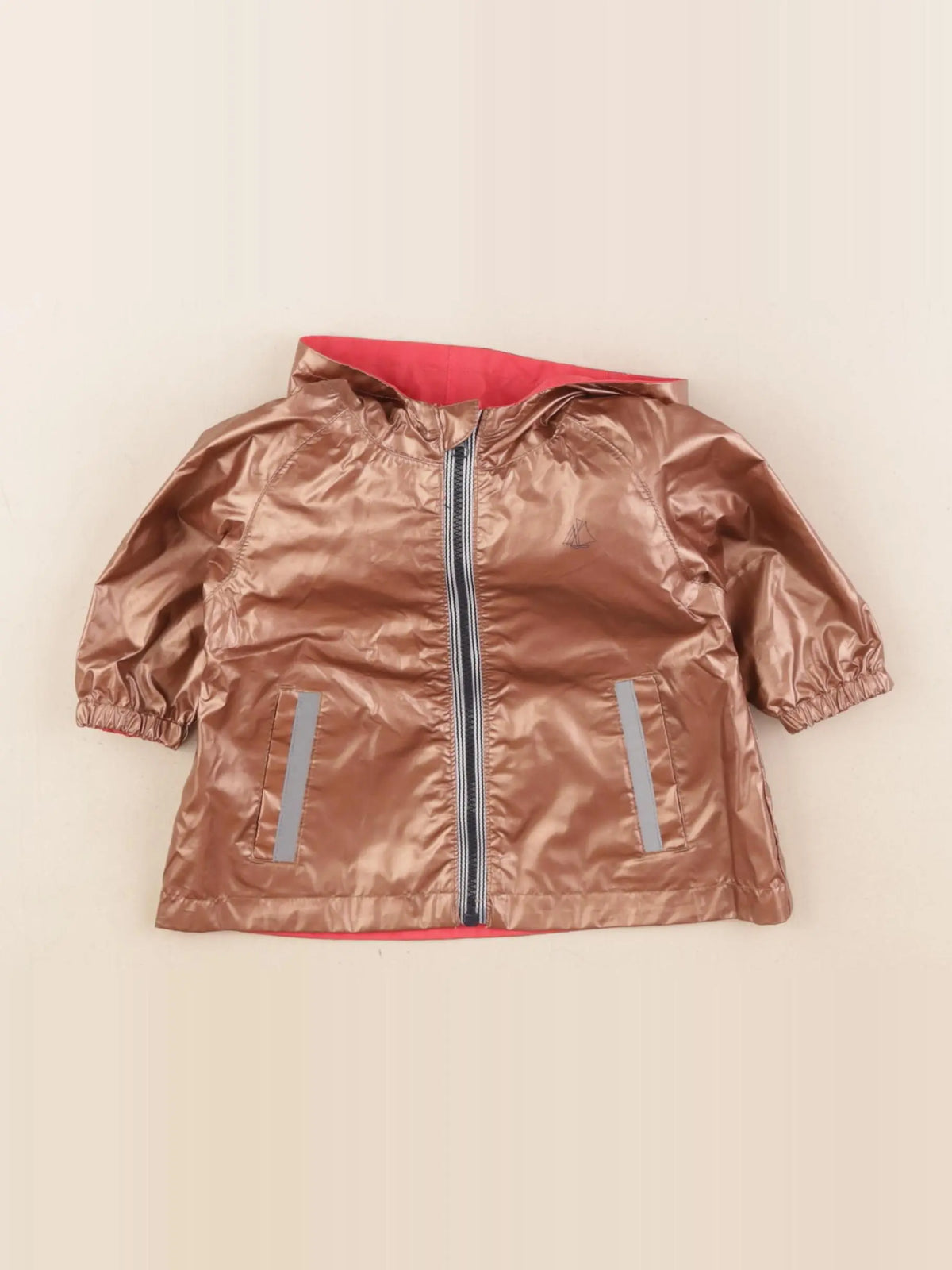Petit Bateau - imperméable or - 3 mois