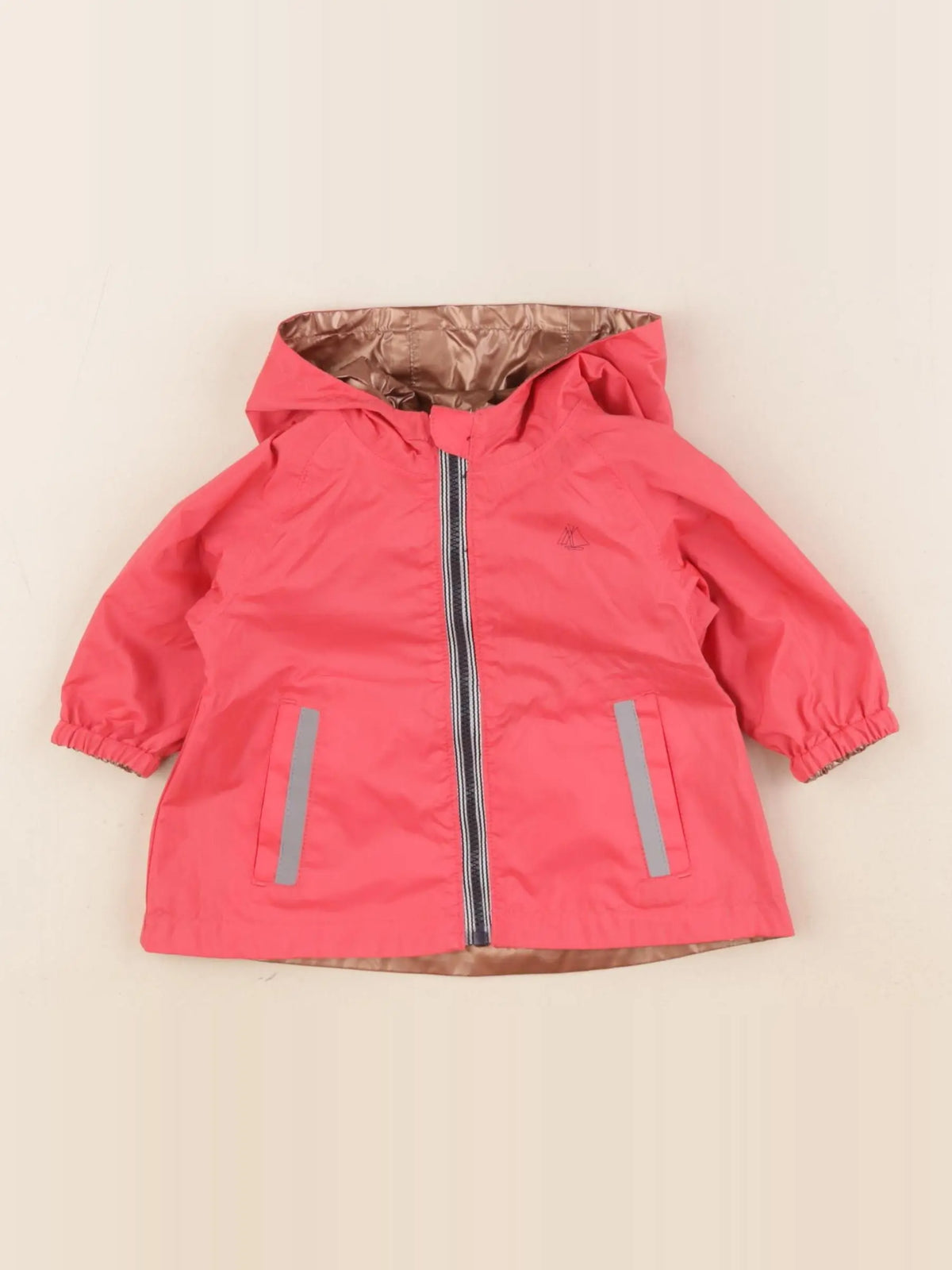 Petit Bateau - imperméable or - 3 mois