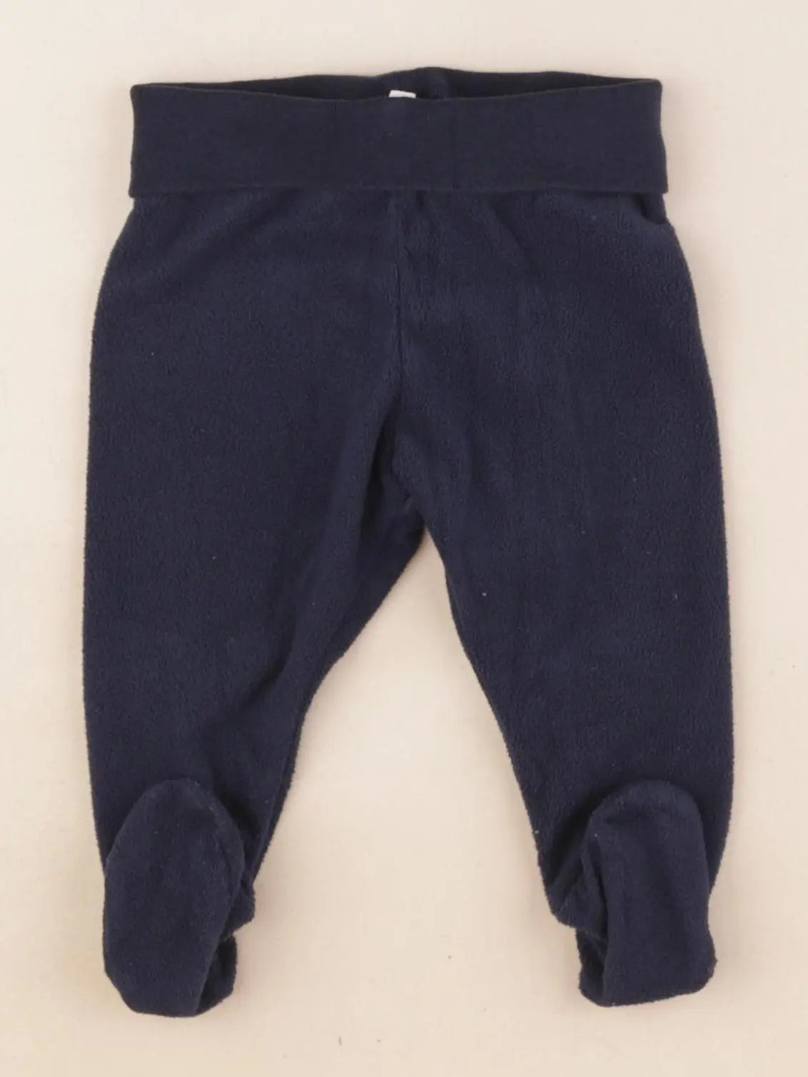 H&M - legging bleu - 3 mois