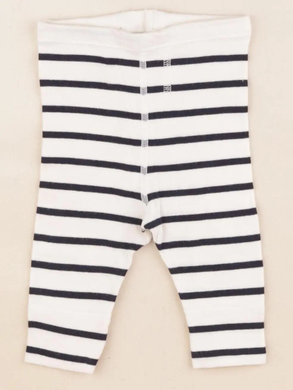 Petit Bateau - legging blanc, bleu - 3 mois