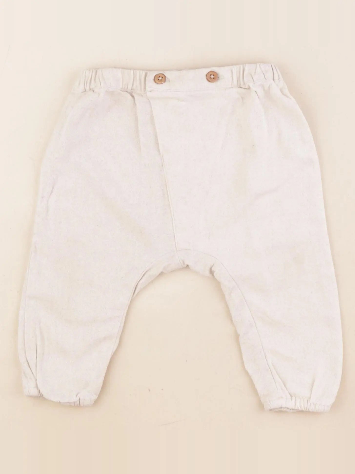 Zara - sarouel beige - 6/9 mois
