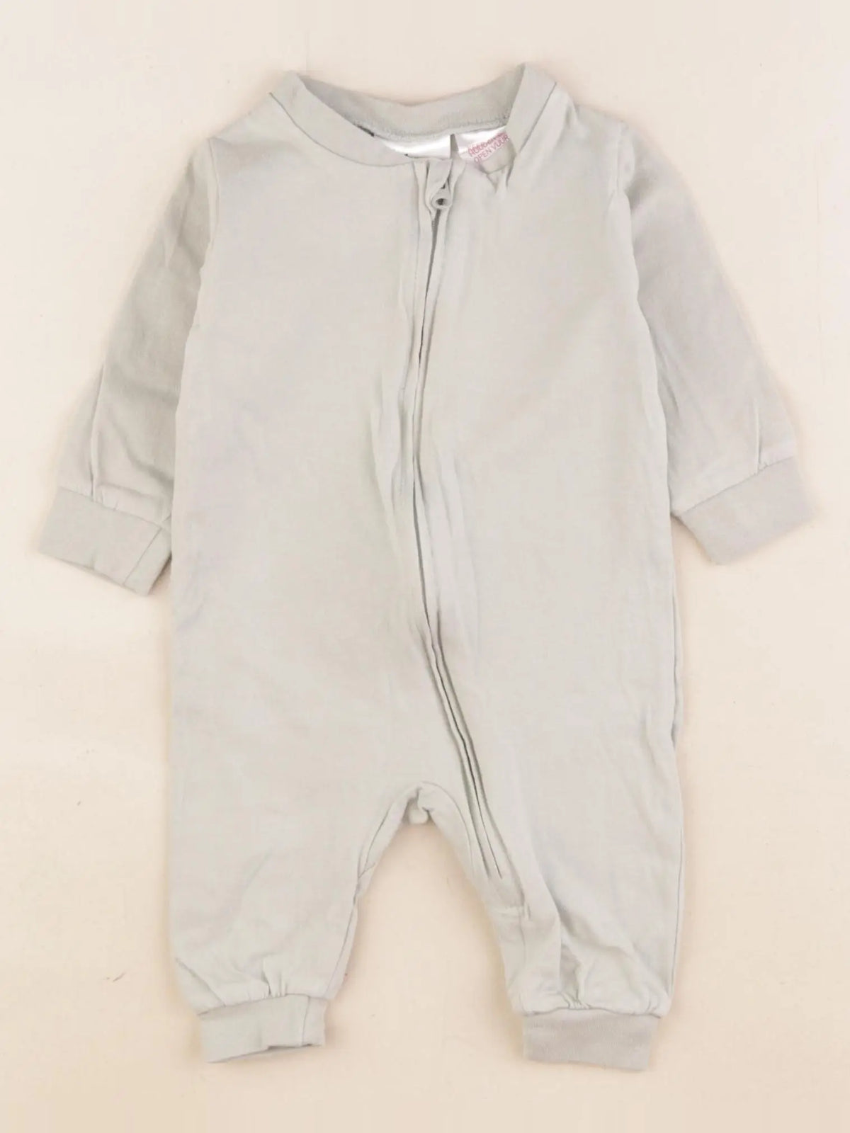 H&M - pyjama coton vert - 1/2 mois