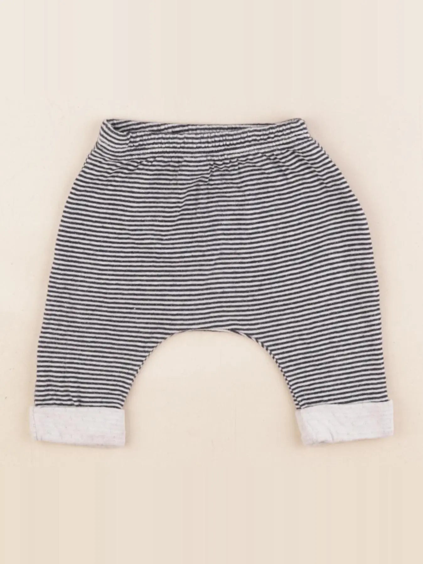 Petit Bateau - sarouel bleu - 3 mois