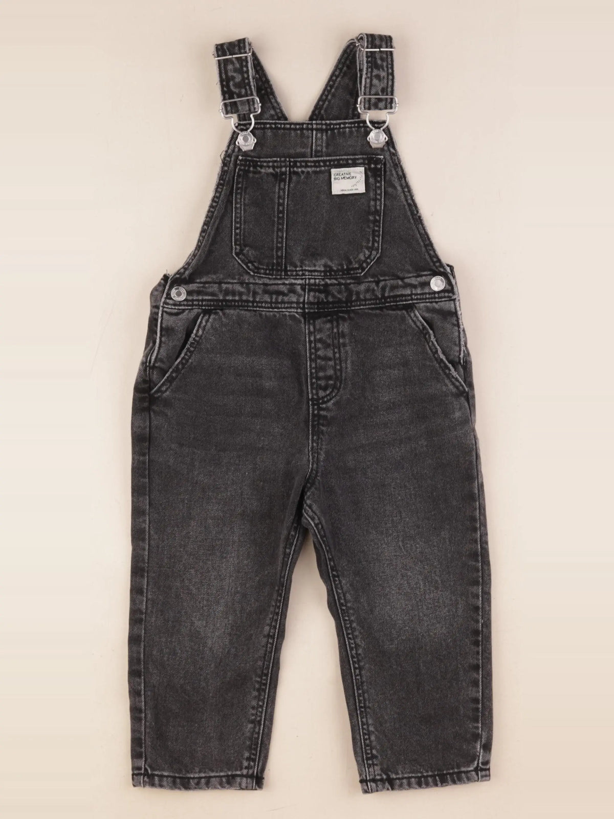 Zara - salopette noir - 18/24 mois