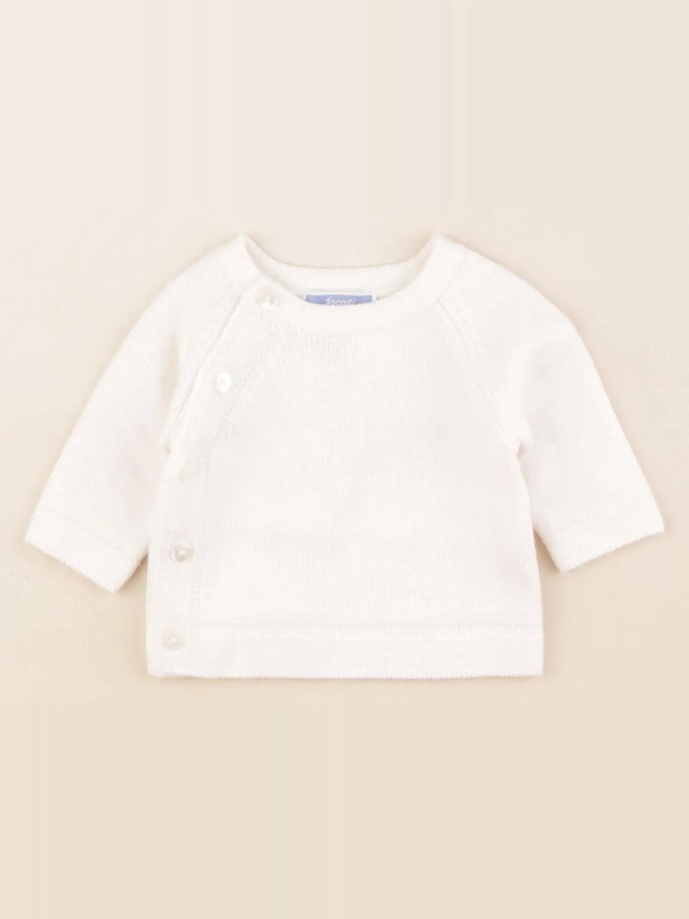 Jacadi - gilet blanc - 0 mois