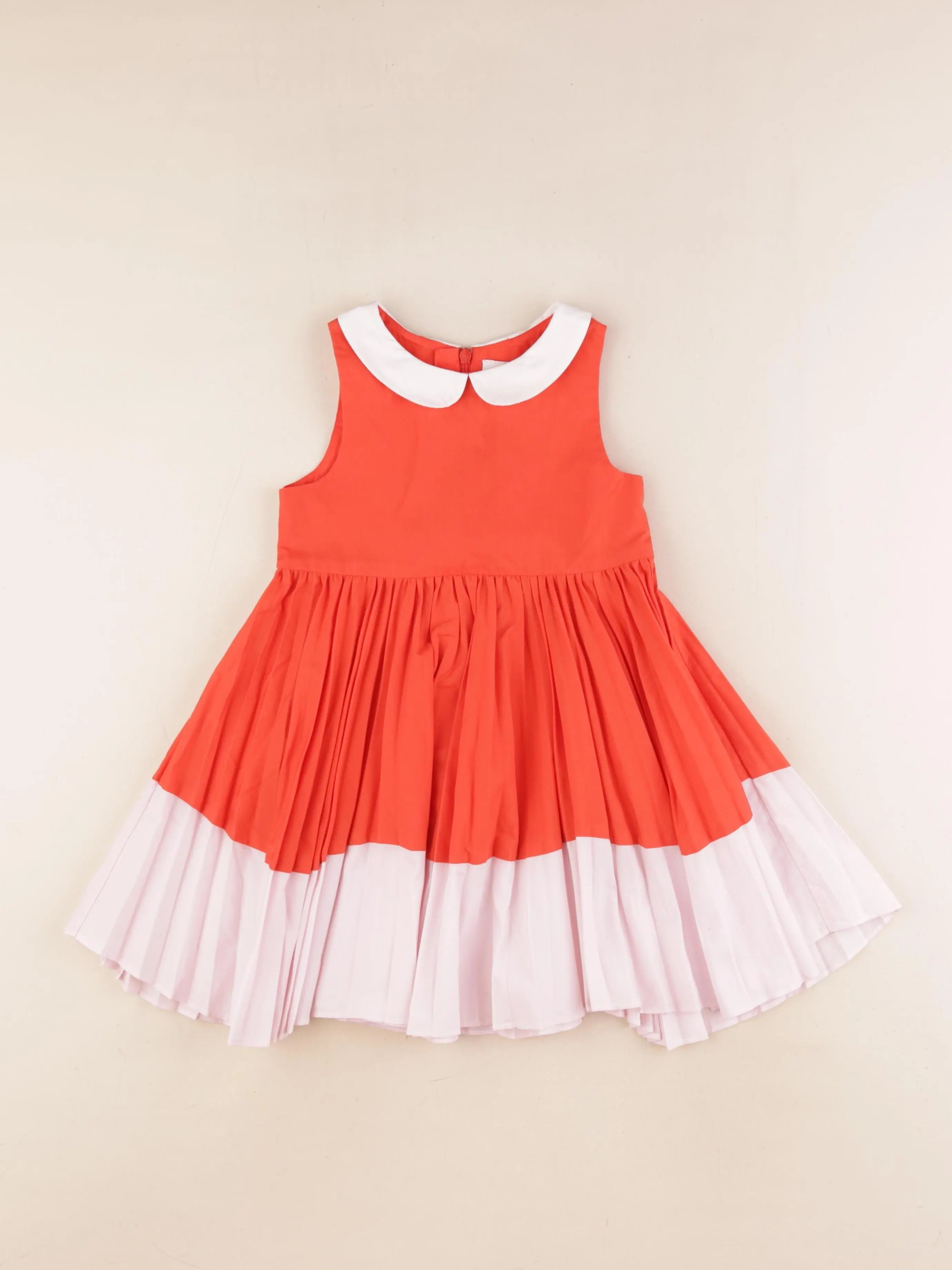 Jacadi - robe orange - 3 ans