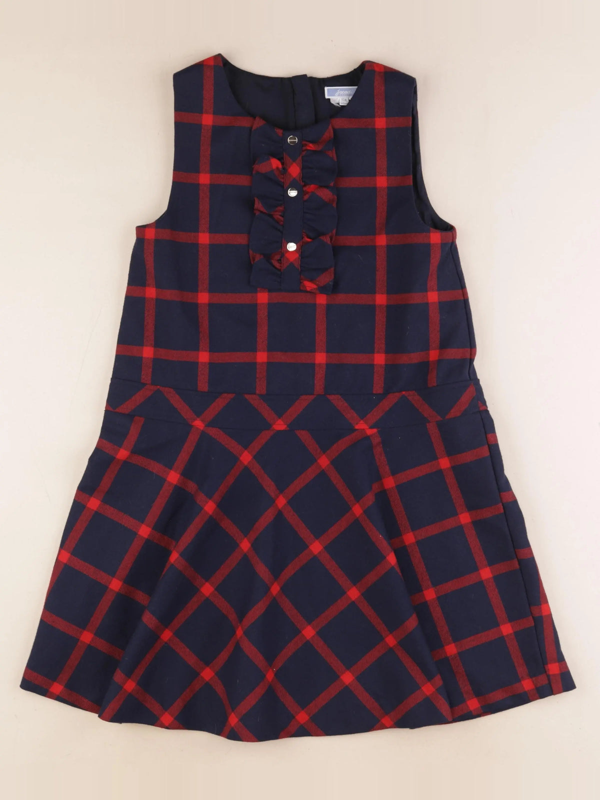 Jacadi - robe bleu, rouge - 10 ans