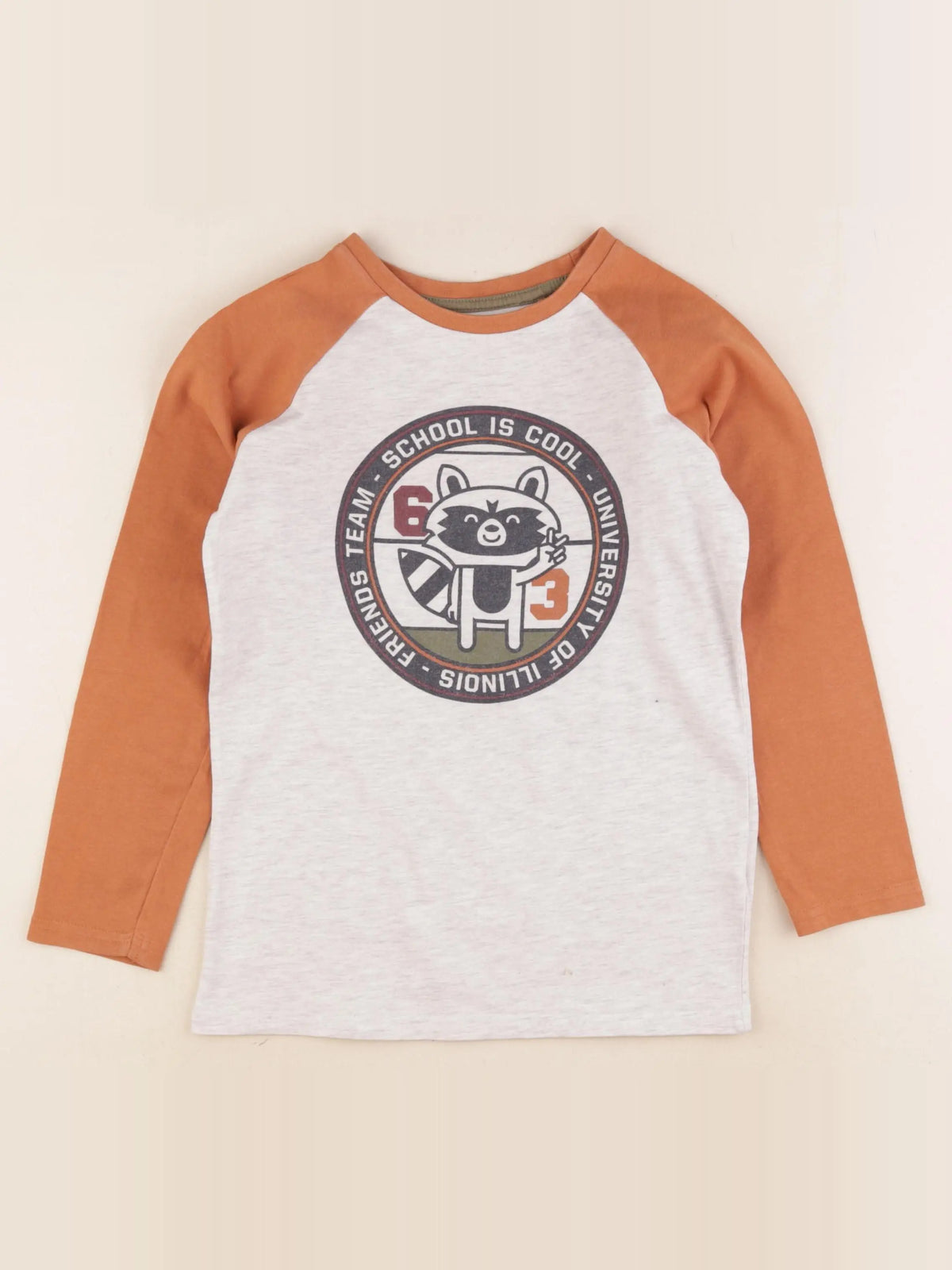 Vertbaudet - tee-shirt multicolore - 8 ans