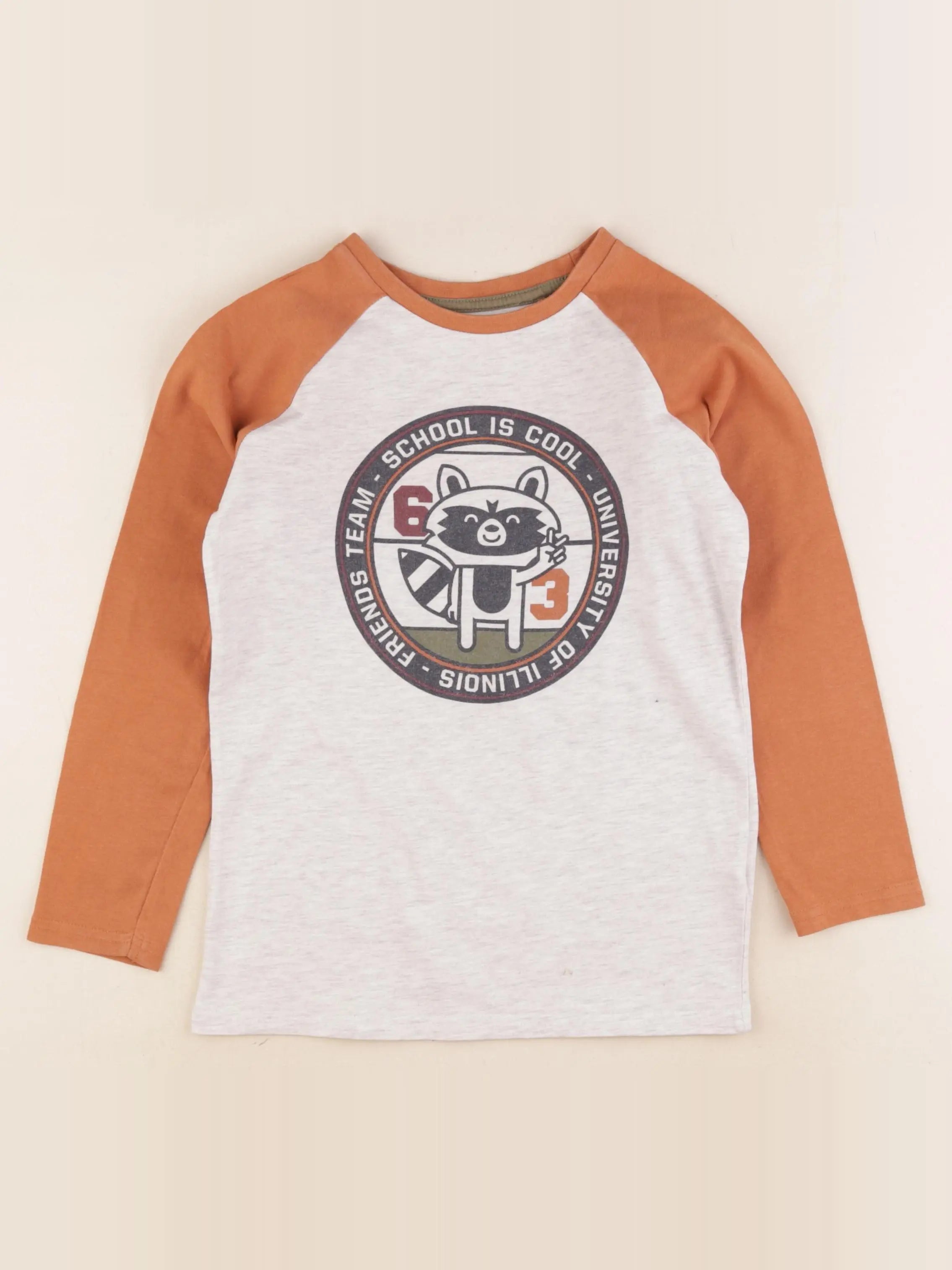 Vertbaudet - tee-shirt multicolore - 8 ans