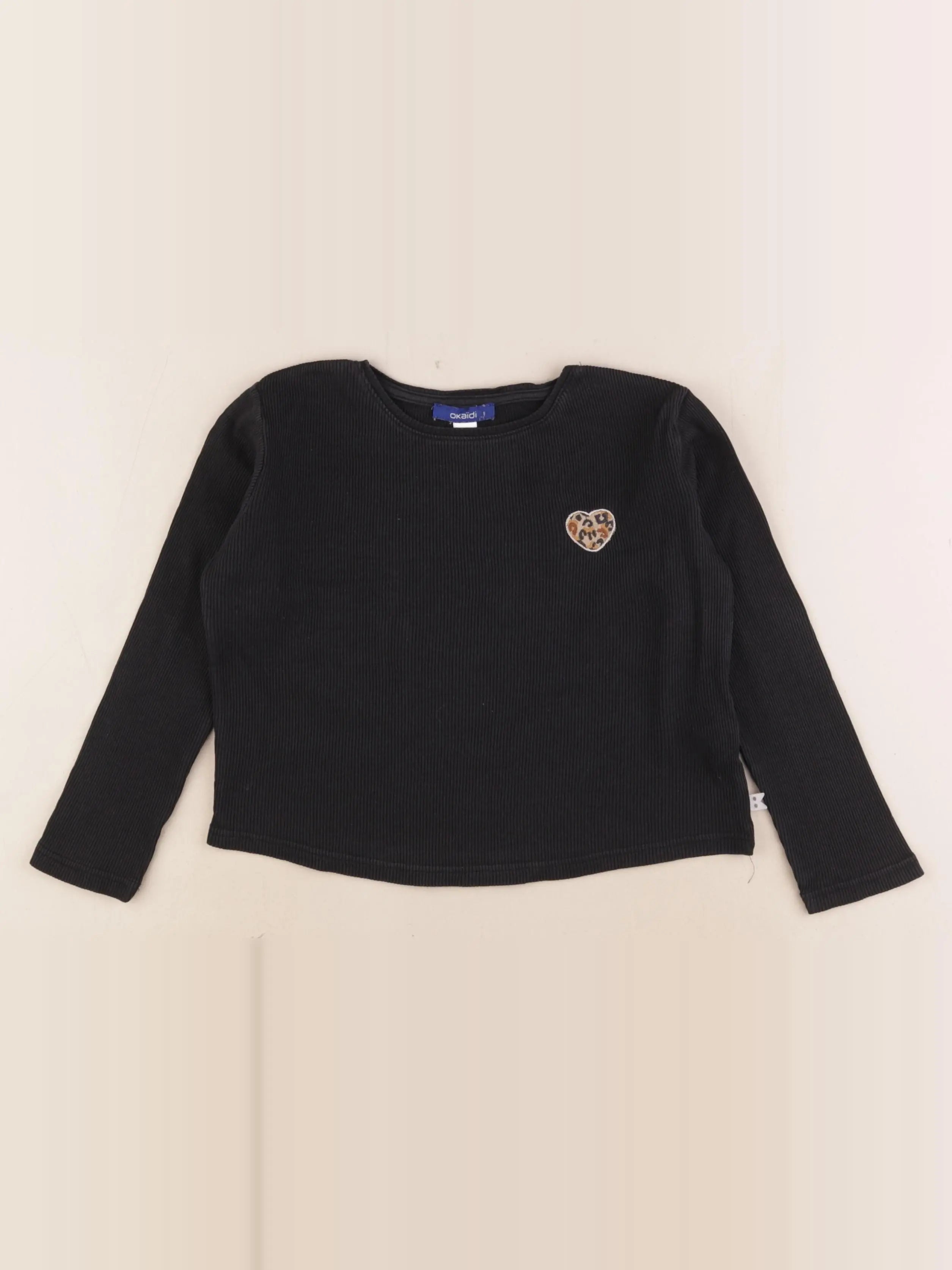 Okaidi - tee-shirt noir - 4 ans