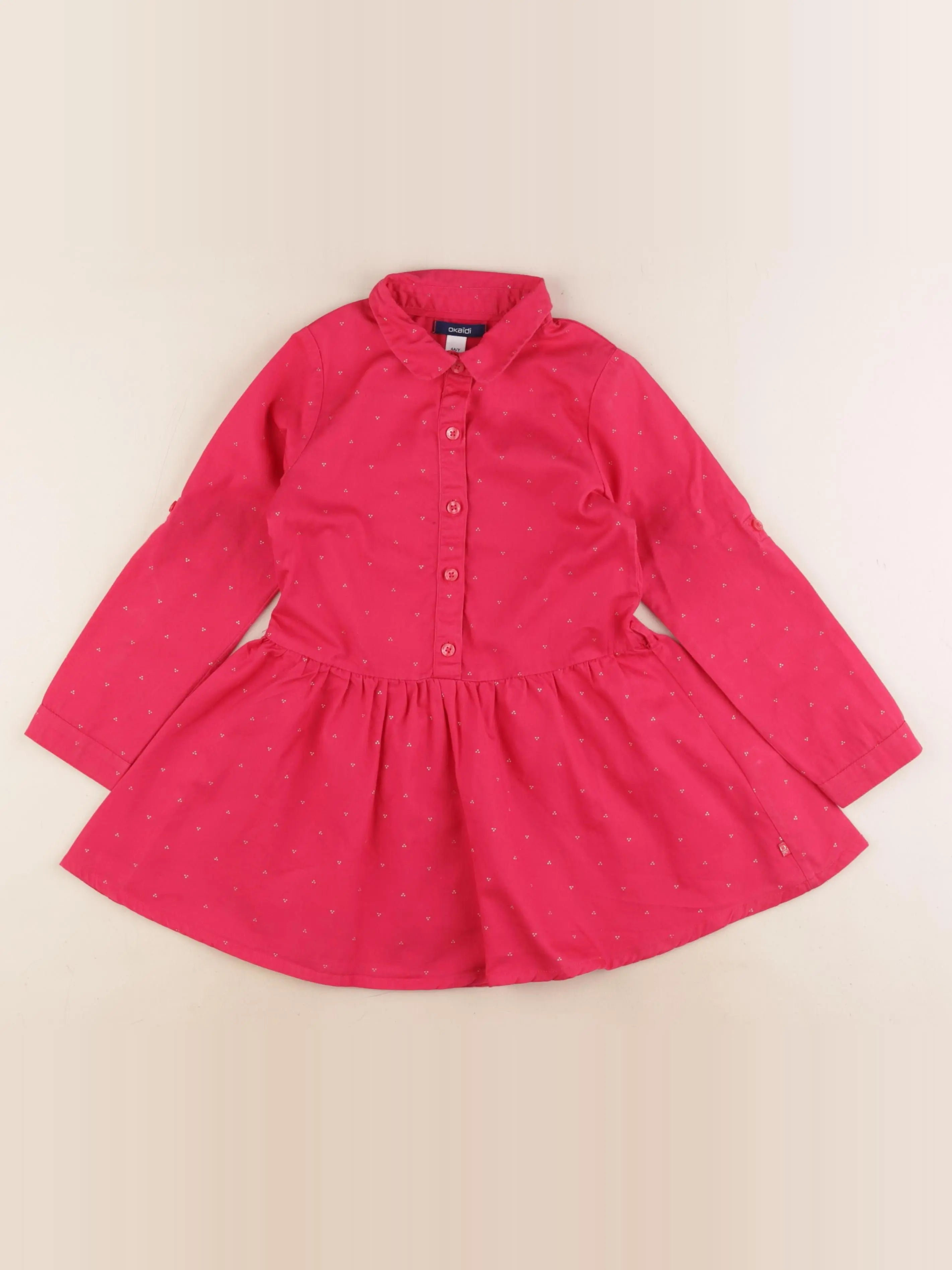 Okaidi - robe rose - 4 ans