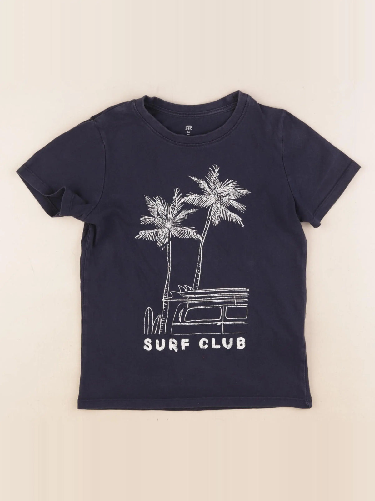 La Redoute - tee-shirt bleu - 8 ans
