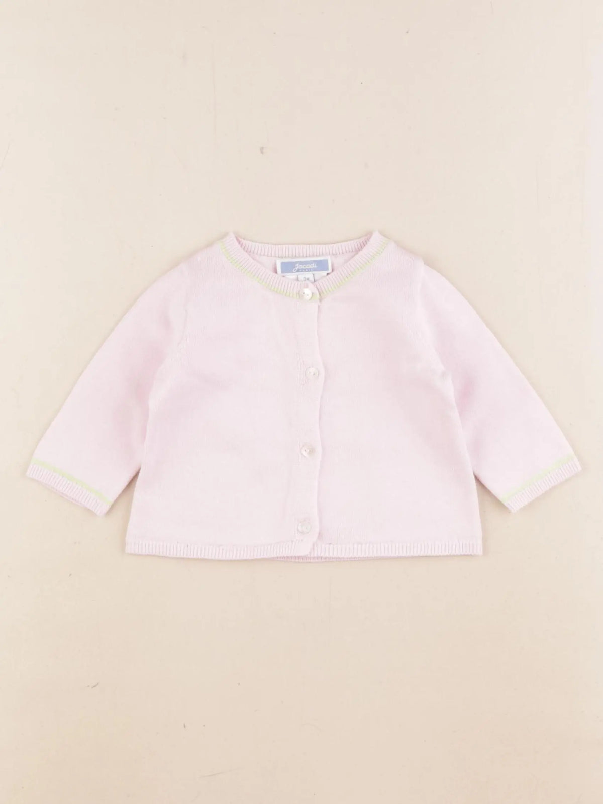 Jacadi - gilet rose - 3 mois