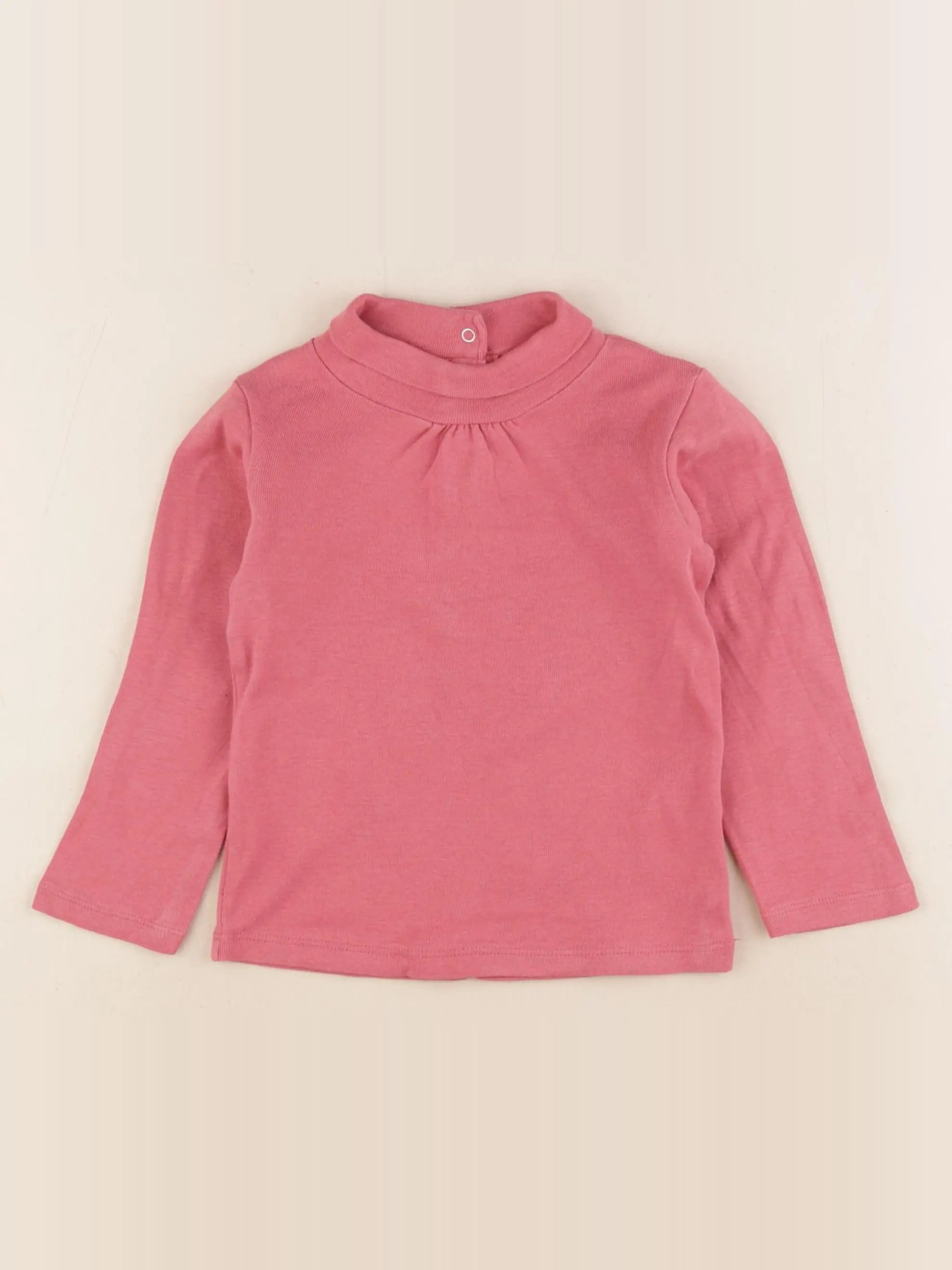 Vertbaudet - sous-pull rose - 36 mois