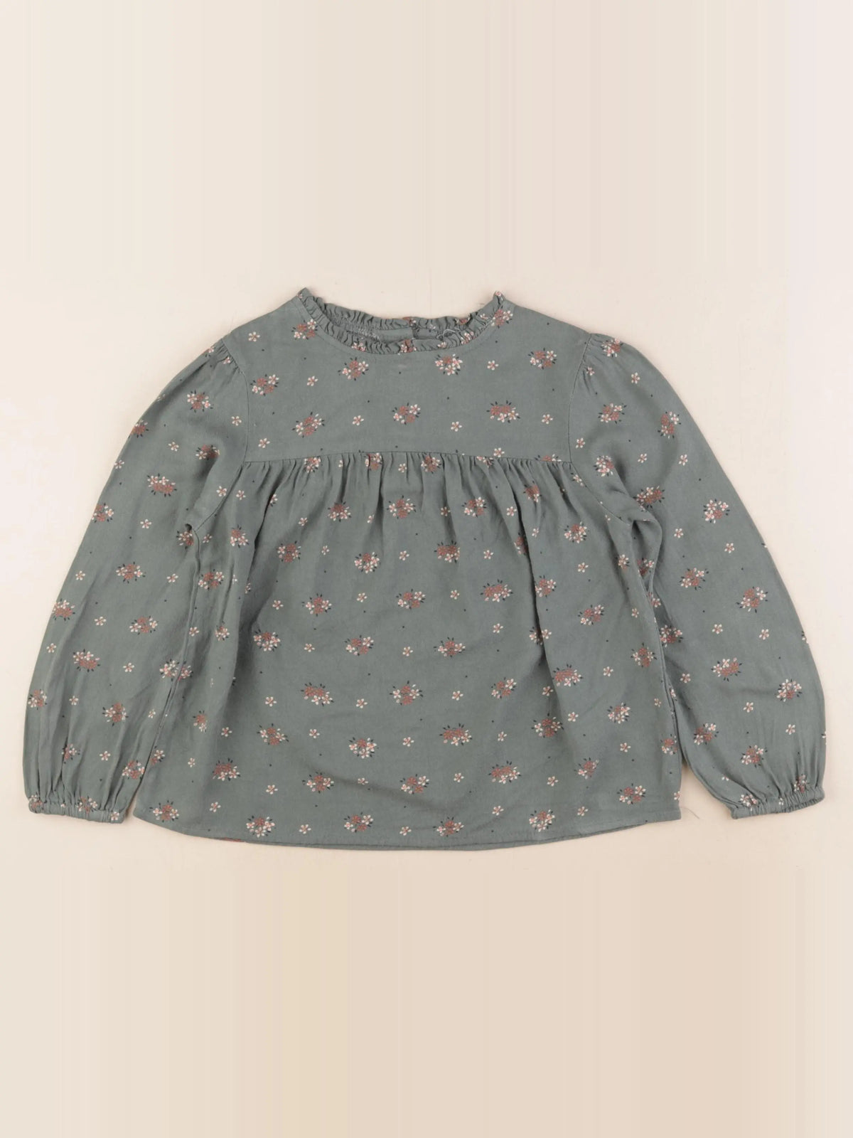 Vertbaudet - blouse vert - 6 ans