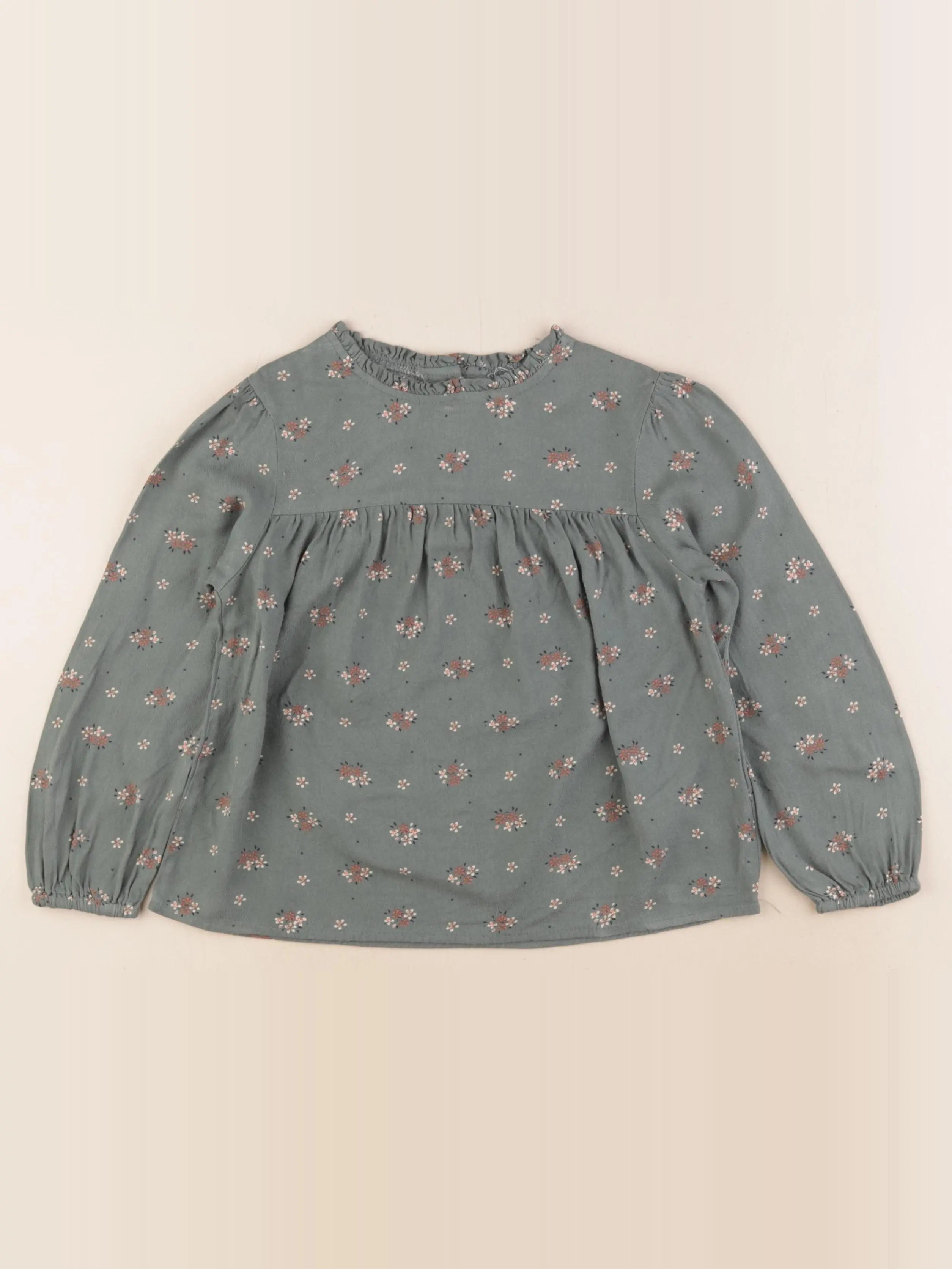 Vertbaudet - blouse vert - 6 ans
