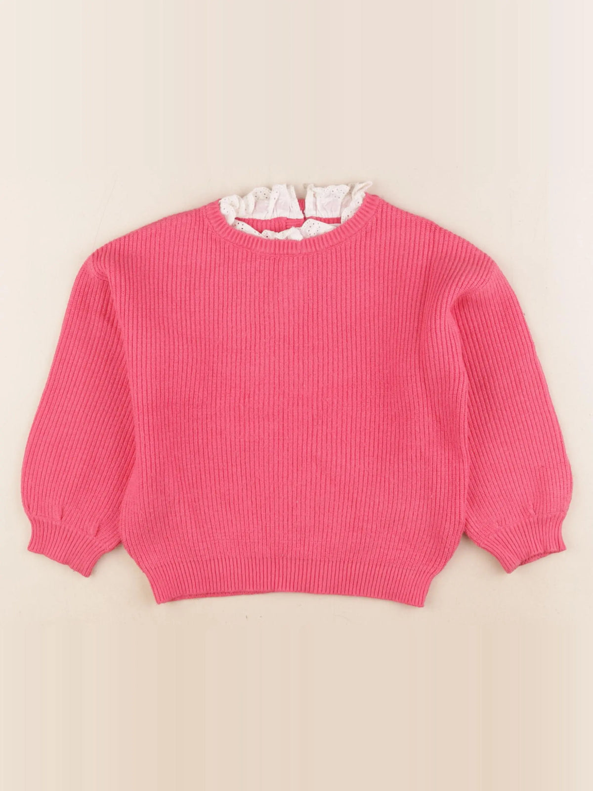 Vertbaudet - pull rose - 5 ans
