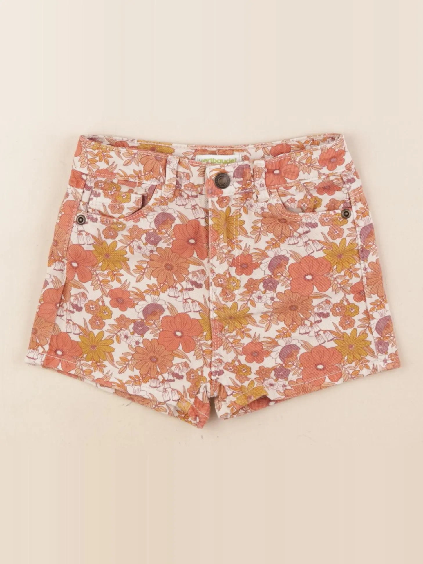 Vertbaudet - short multicolore - 4 ans