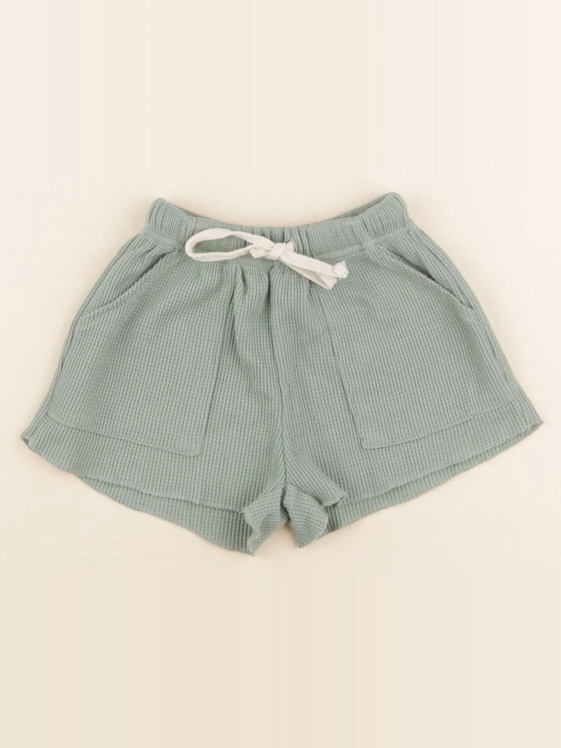 Gamin gamine - short vert - 3 ans