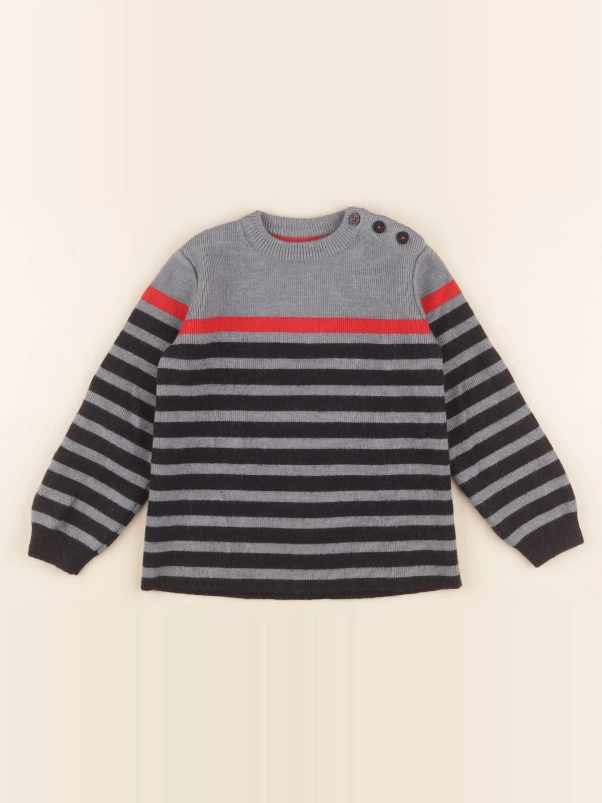 Monoprix - pull multicolore - 4 ans
