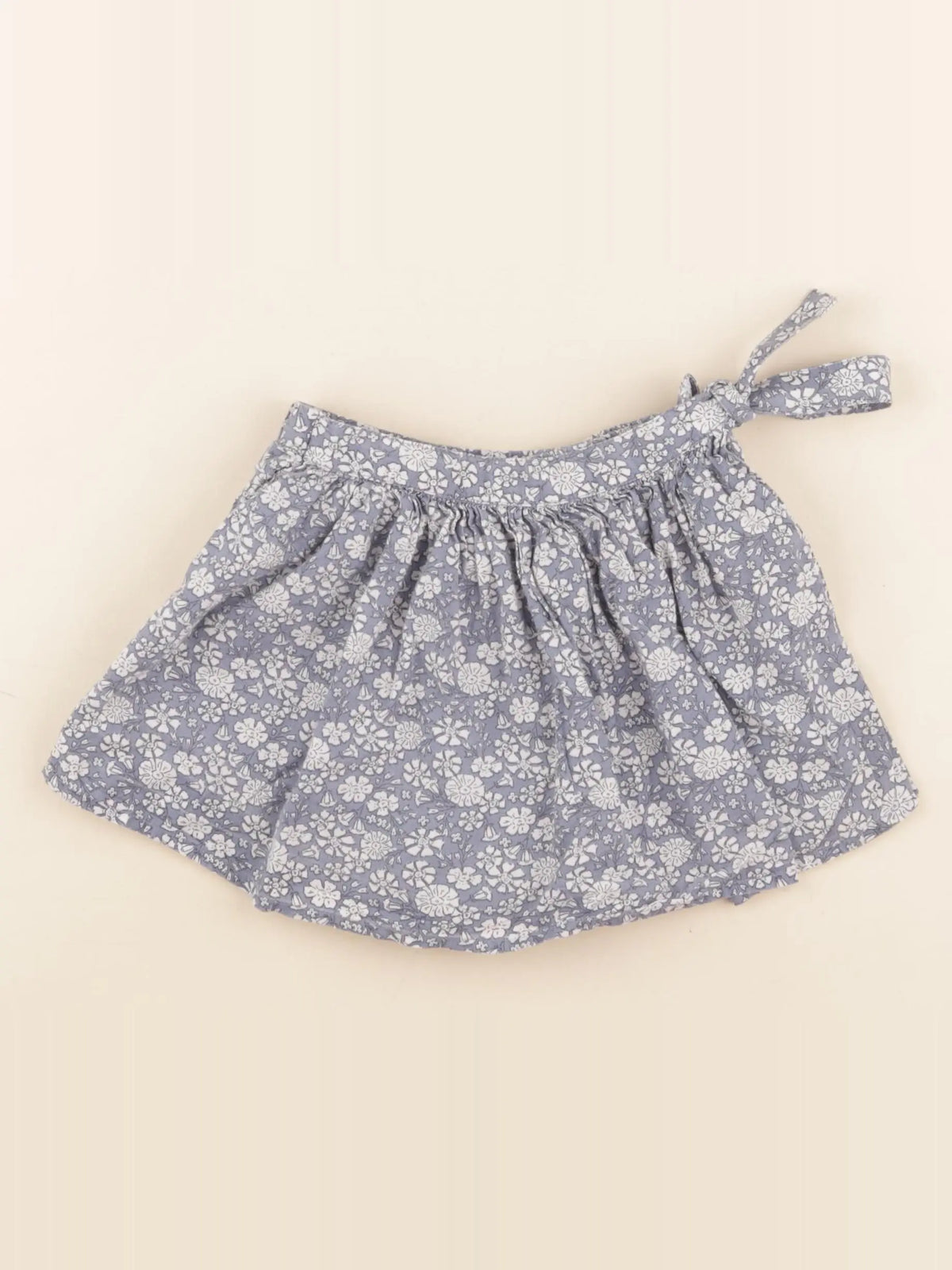 Vertbaudet - jupe short bleu - 3 ans