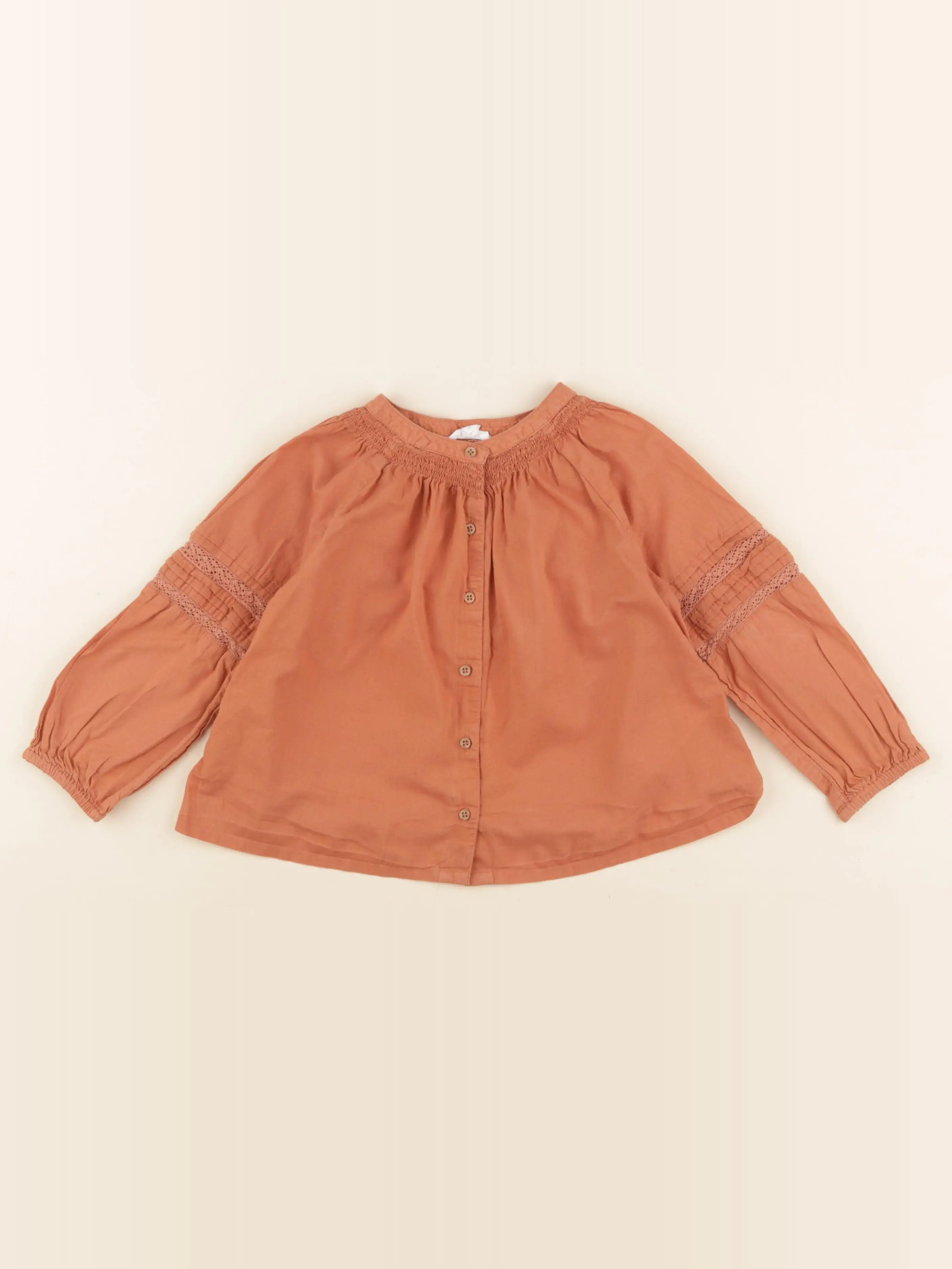 Vertbaudet - blouse orange - 36 mois