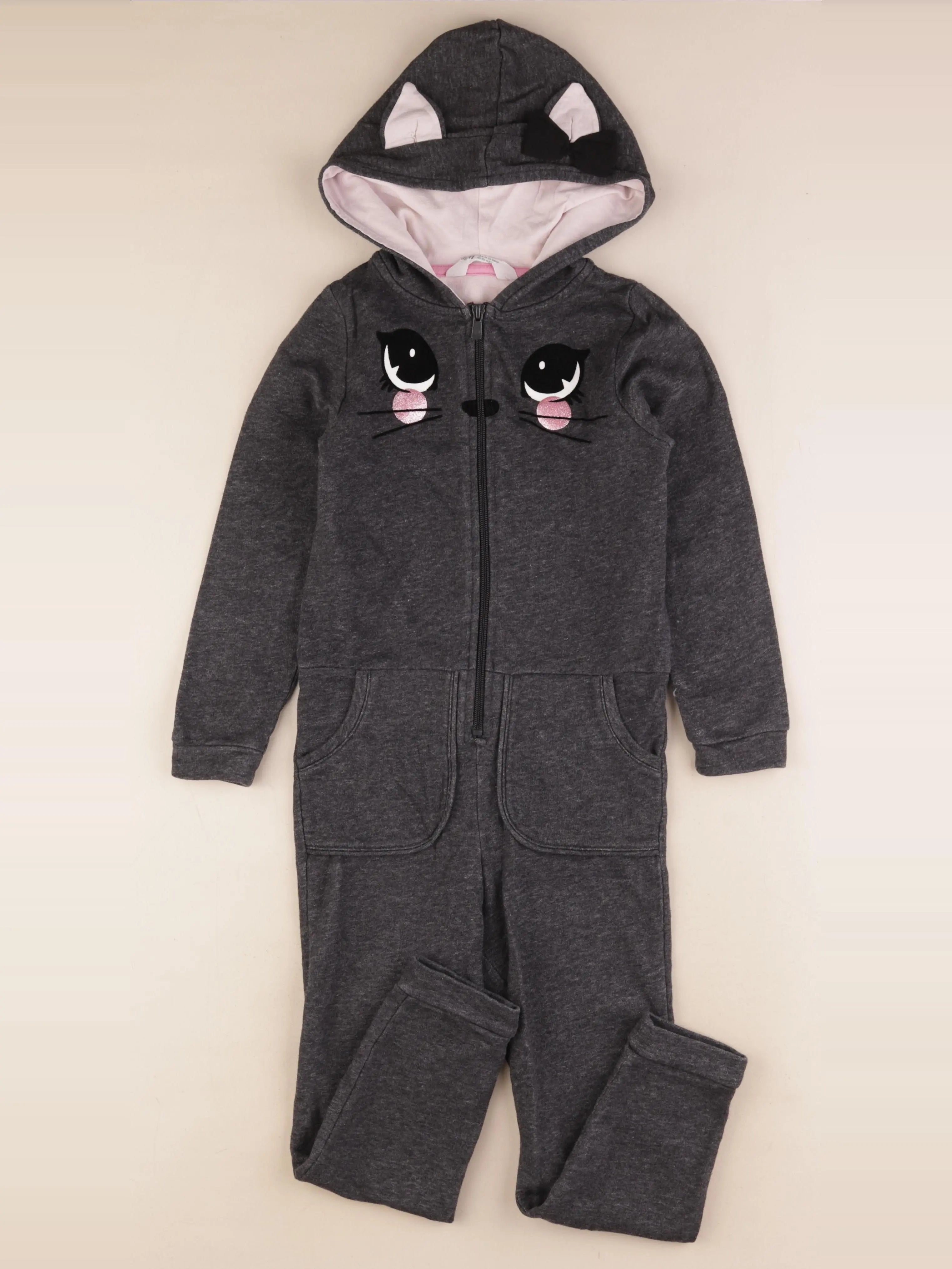 H&M - combinaison gris - 6/7 ans