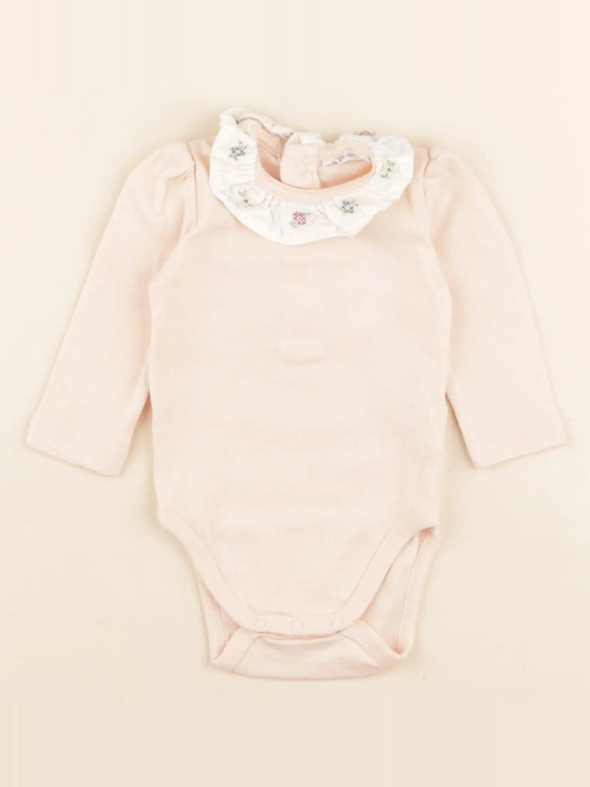 Boutchou - body à col rose - 3 mois
