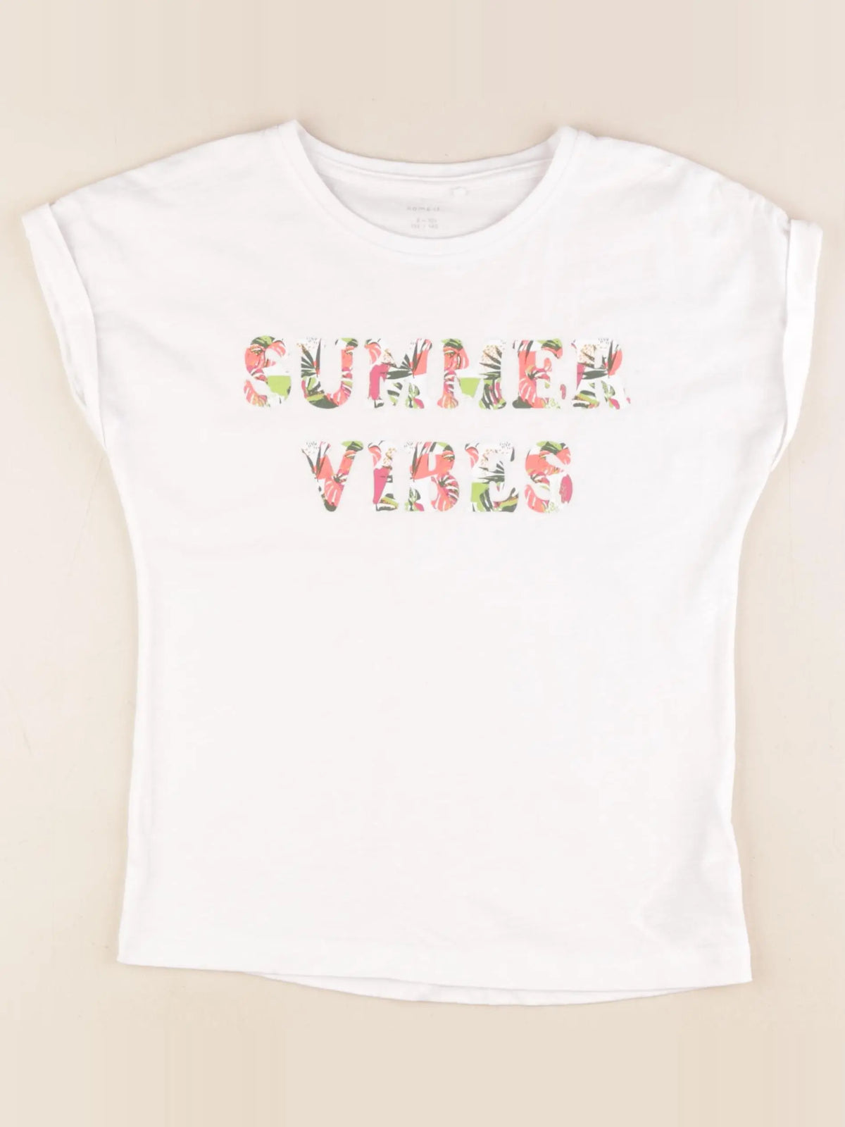 Name it - tee-shirt blanc - 9/10 ans