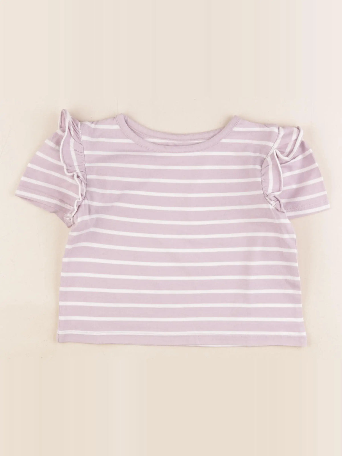 Cyrillus - tee-shirt violet - 4 ans