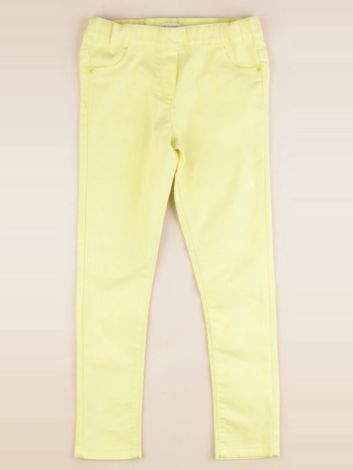 Vertbaudet - jegging jaune - 9 ans