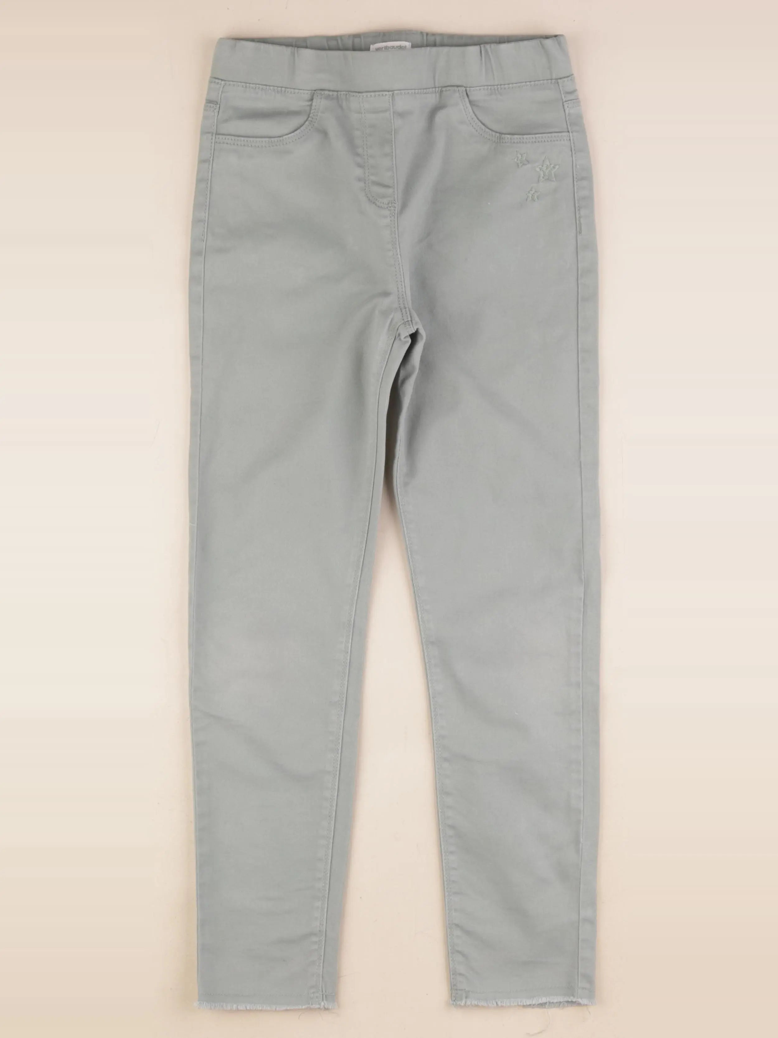 Vertbaudet - jegging vert - 10 ans