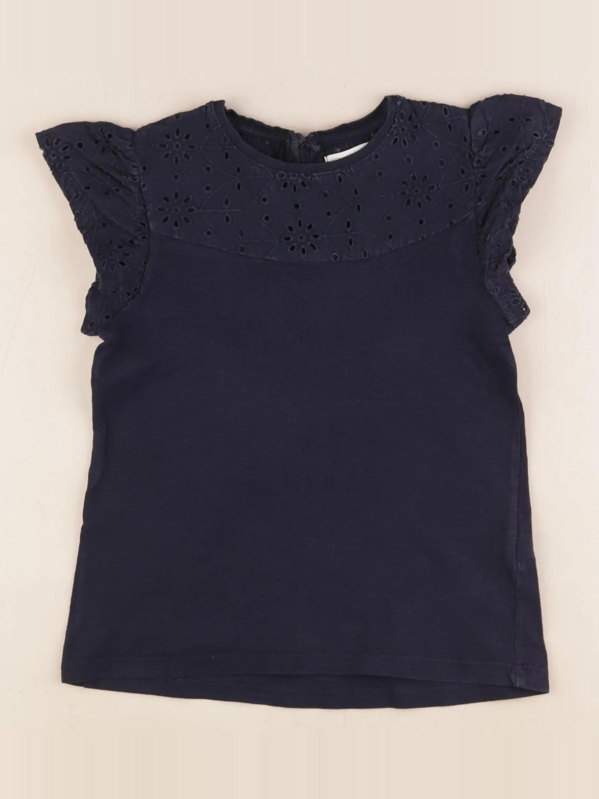 Vertbaudet - tee-shirt bleu - 8 ans