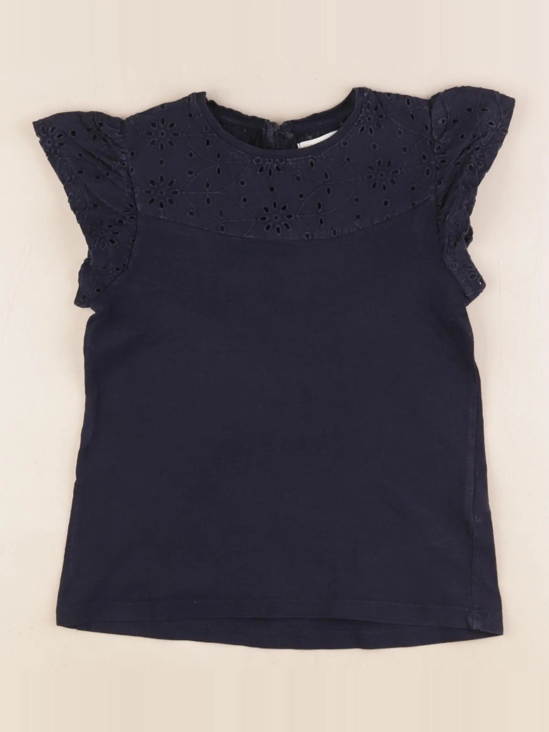 Vertbaudet - tee-shirt bleu - 8 ans