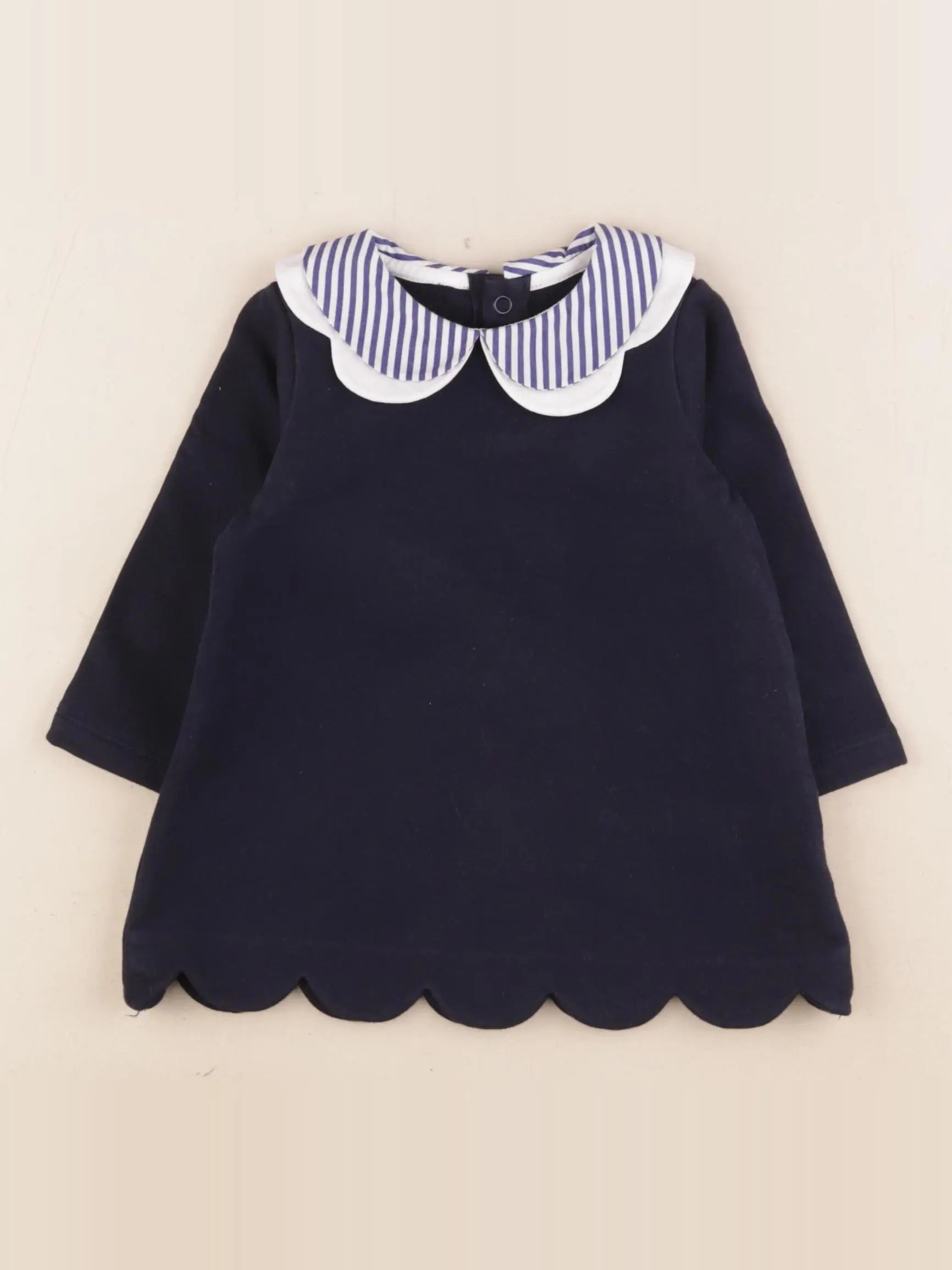 Jacadi - robe bleu - 12 mois
