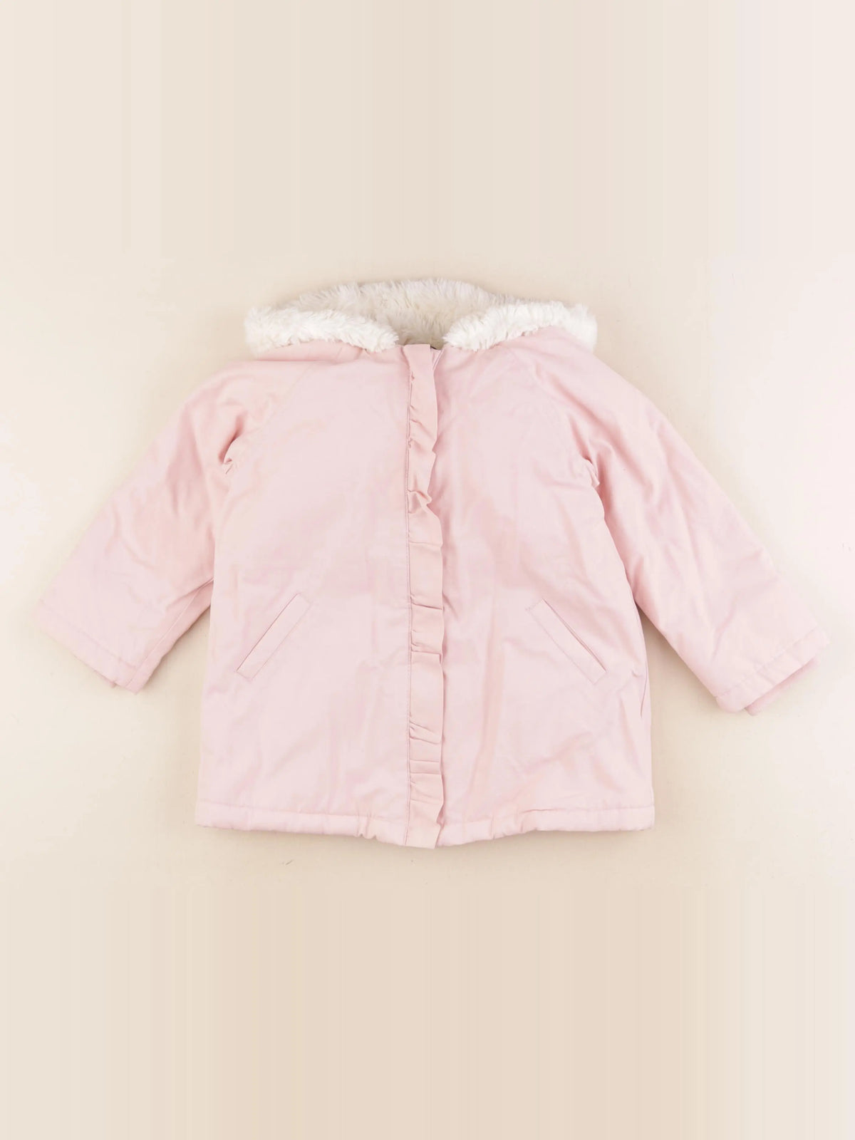 Cyrillus - manteau rose - 36 mois