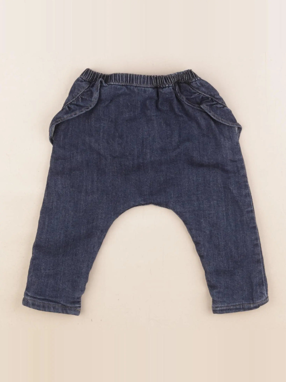 Boutchou - pantalon bleu - 6 mois