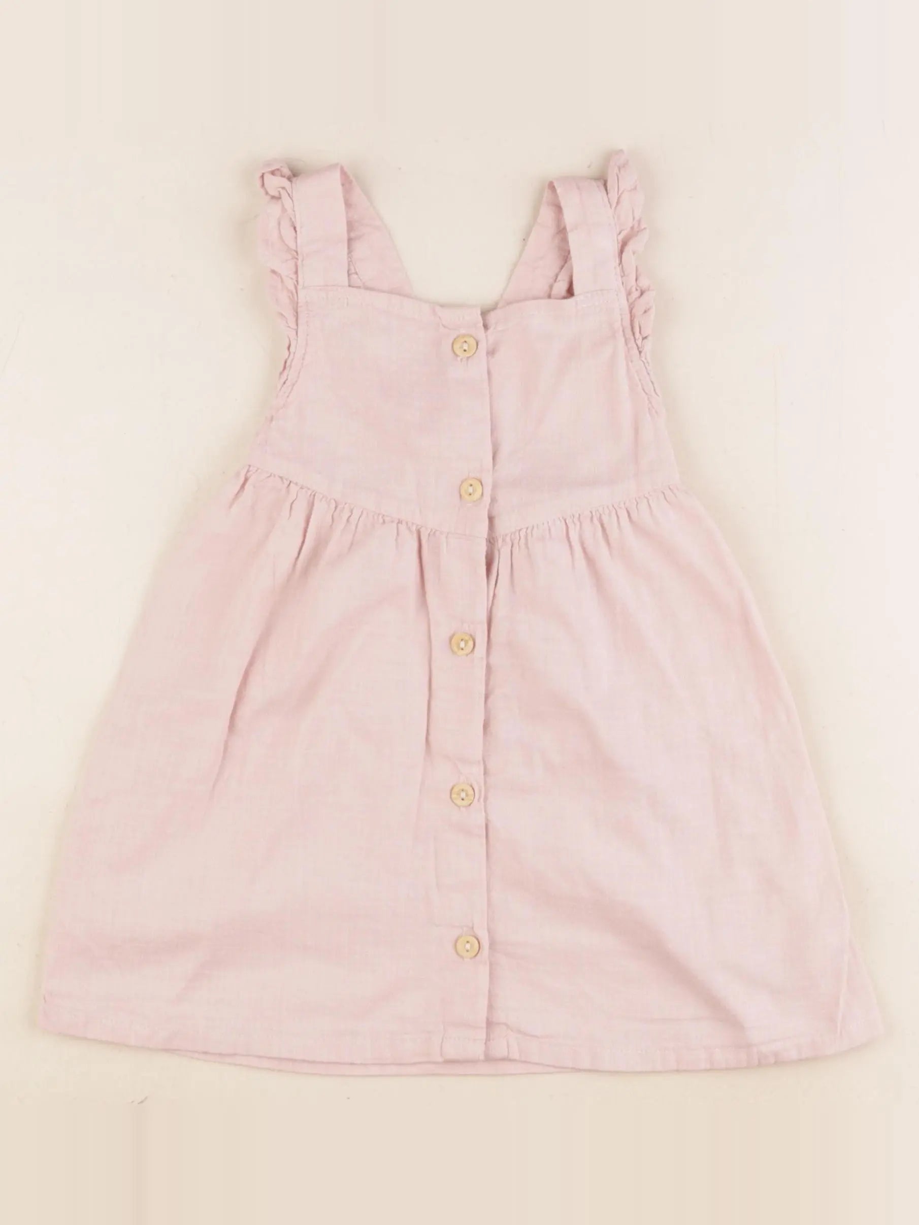 H&M - robe rose - 12/18 mois