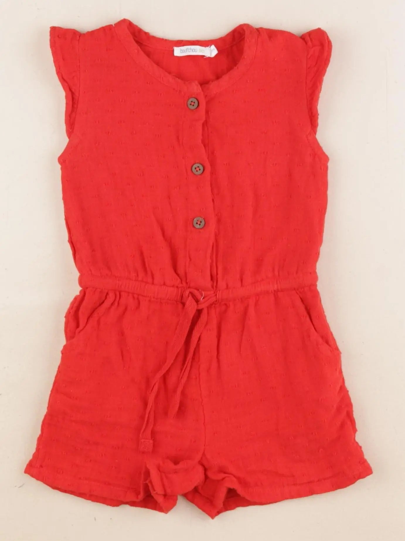 Boutchou - combinaison rouge - 9 mois