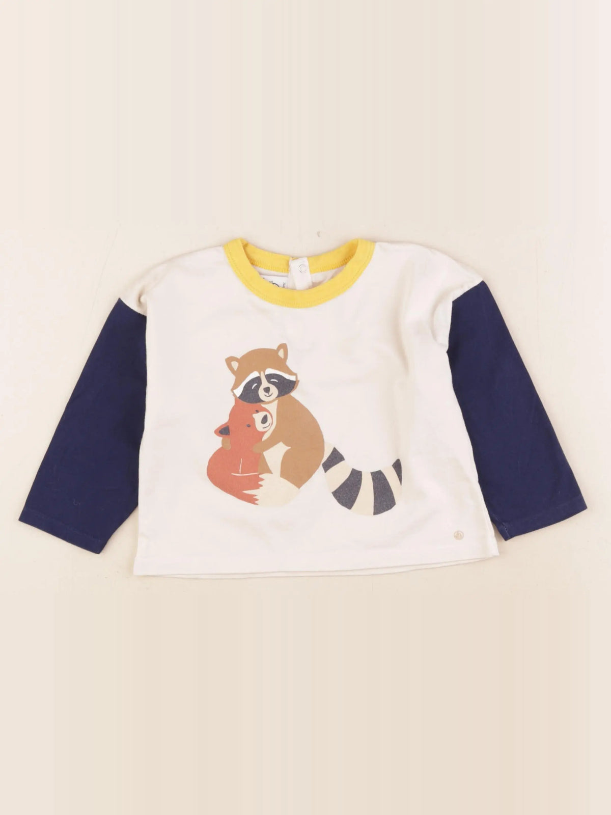Petit Bateau - tee-shirt beige - 24 mois