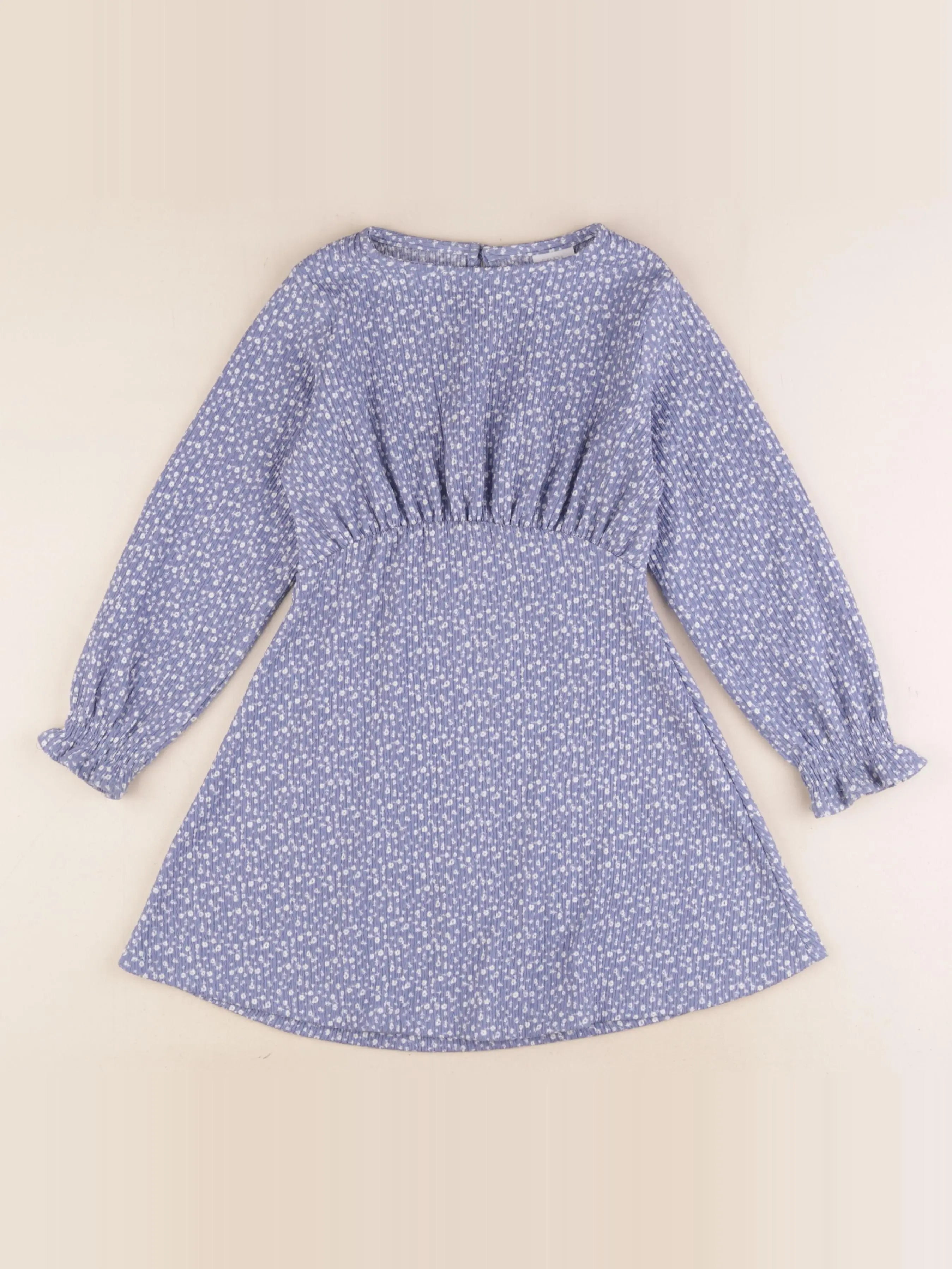 Zara - robe bleu - 7 ans