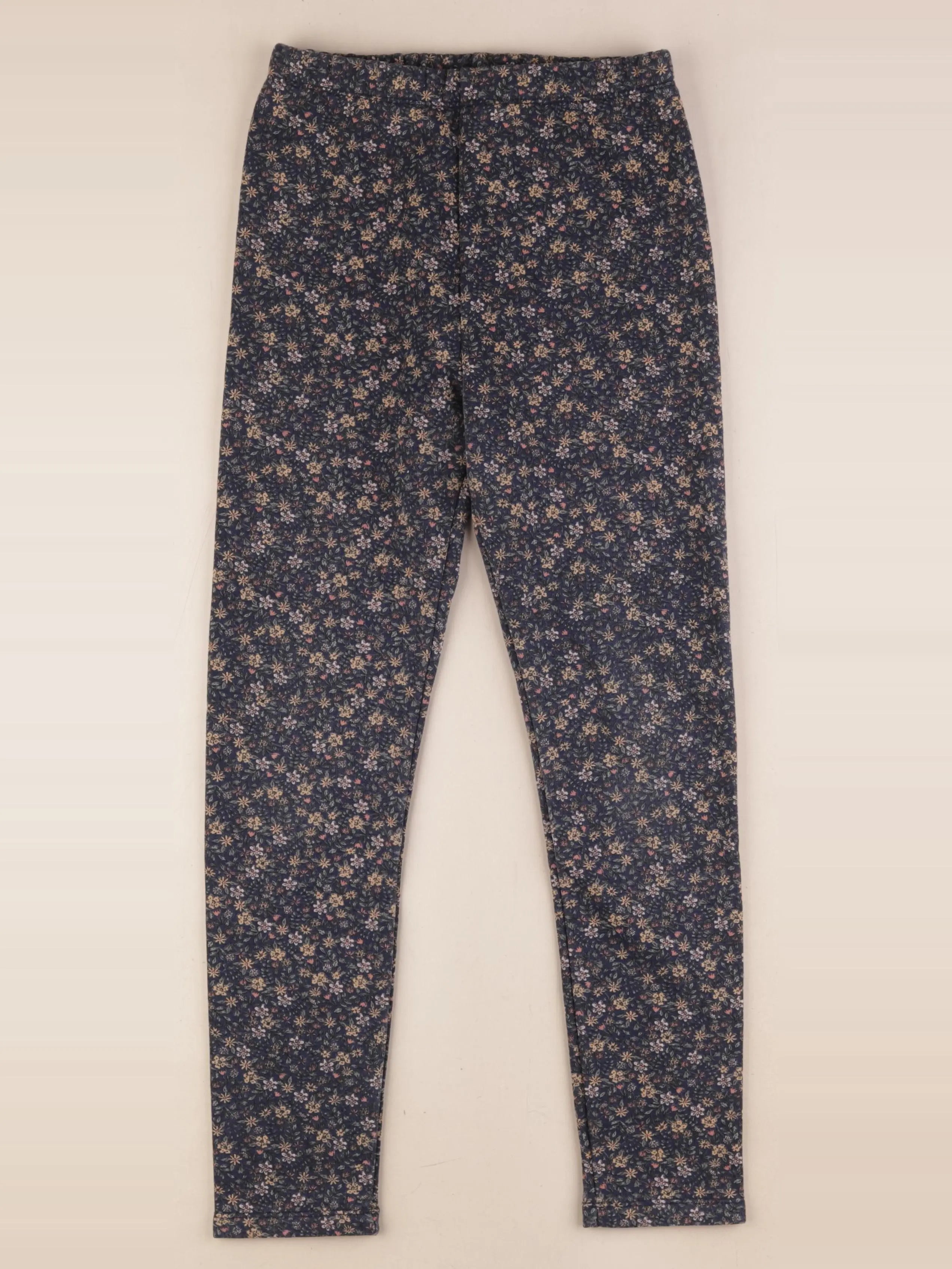 Vertbaudet - legging doublé bleu - 10 ans