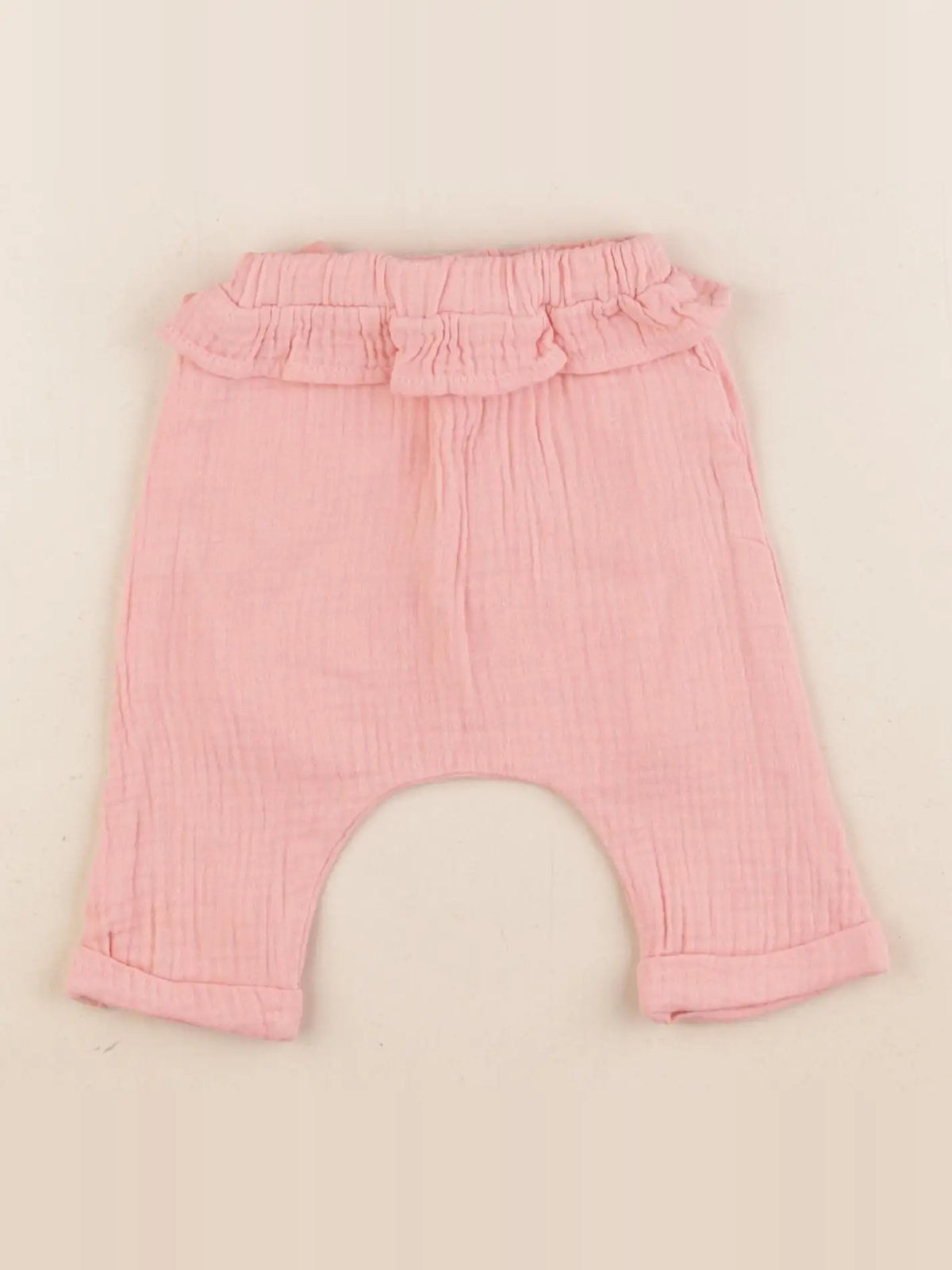 Vertbaudet - pantalon rose - 1 mois