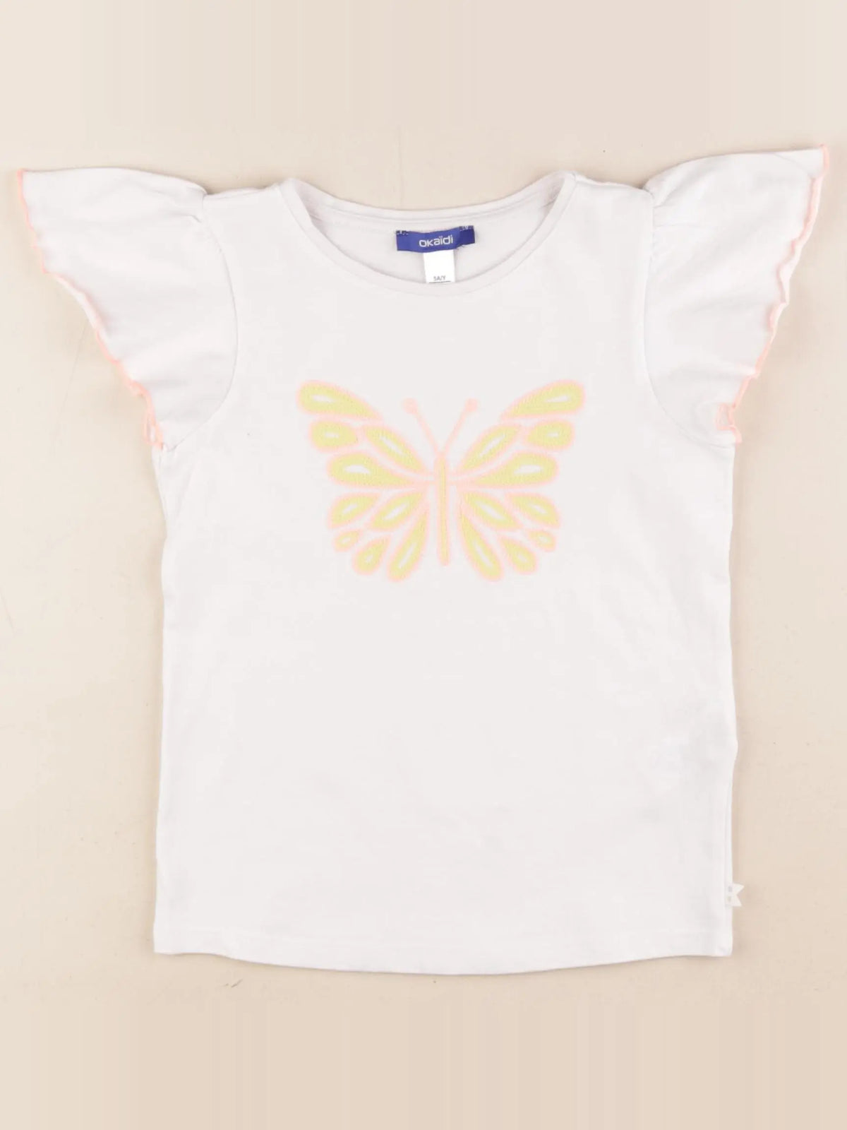 Okaidi - tee-shirt blanc - 5 ans