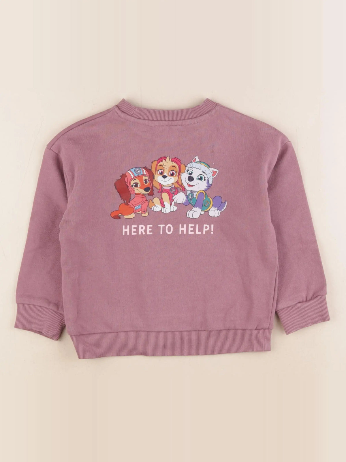 Mango - sweat réversible rose - 2/3 ans