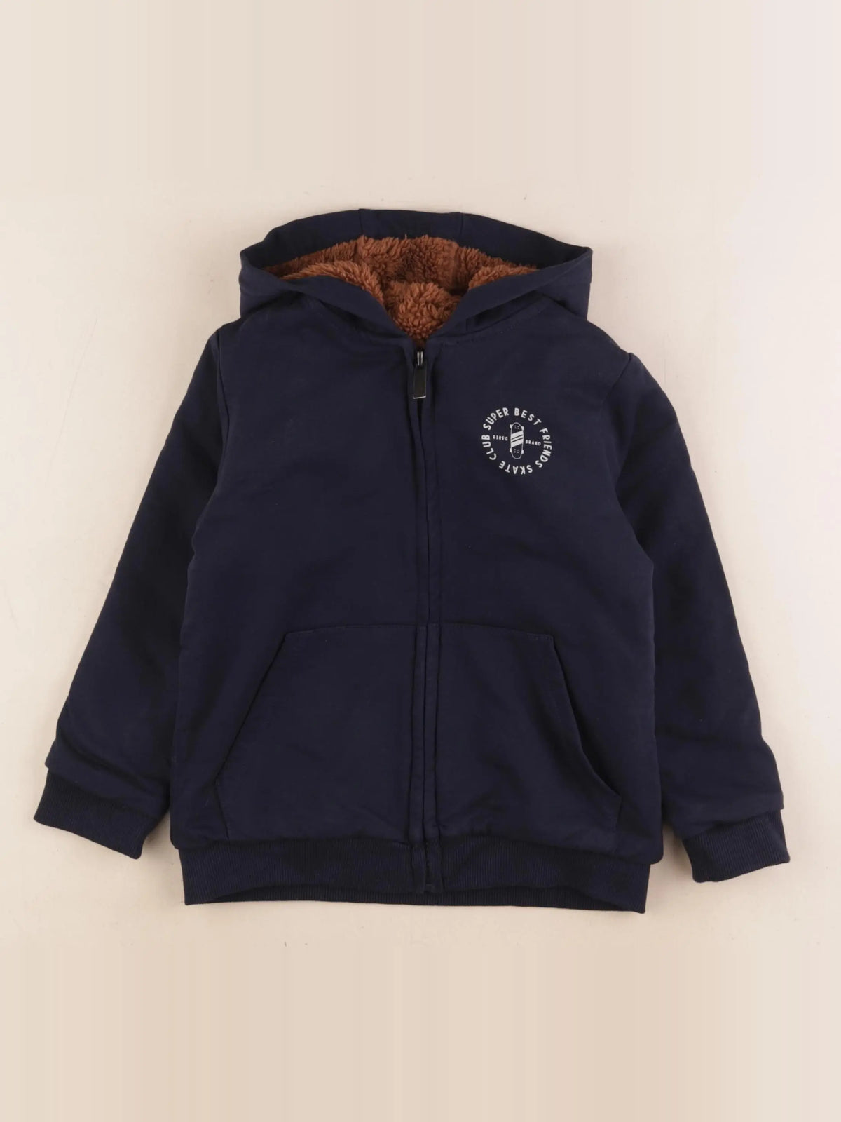 Vertbaudet - sweat bleu - 5 ans
