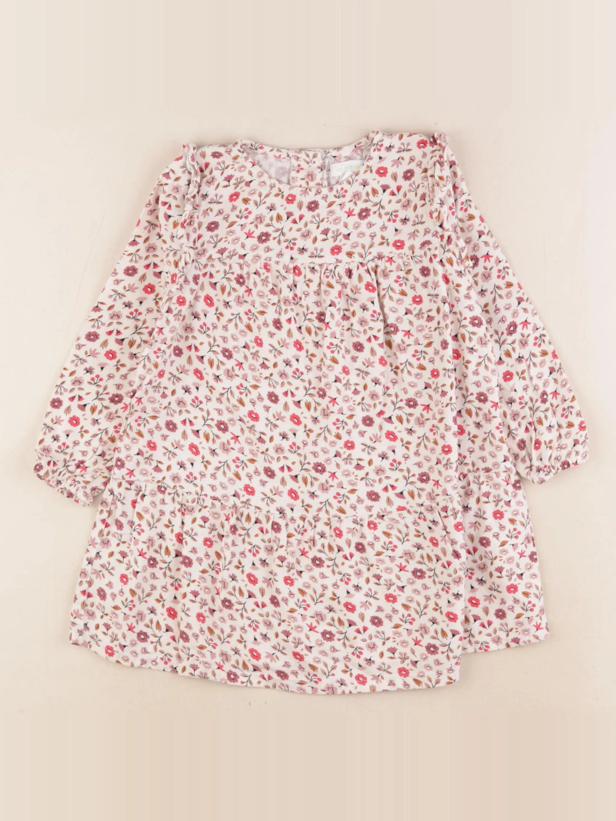 Vertbaudet - robe multicolore - 3 ans