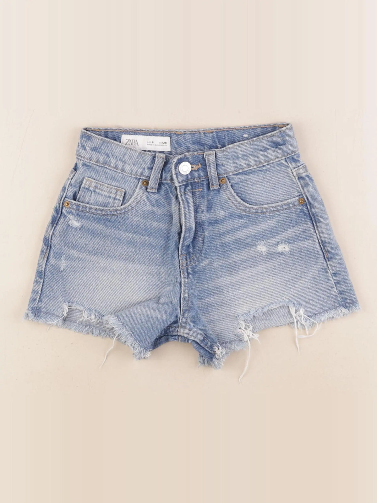 Zara - short bleu - 8 ans