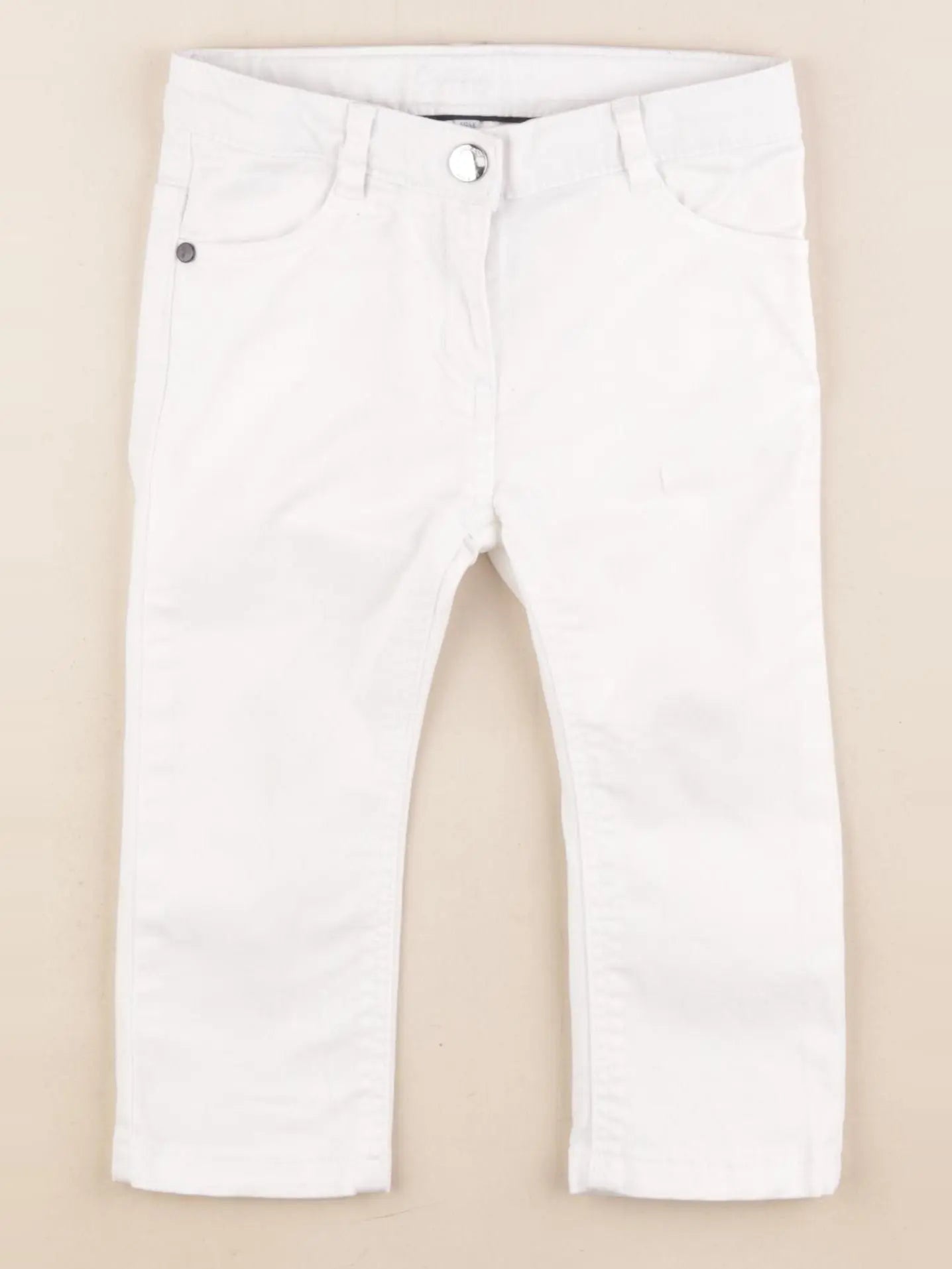 Jacadi - jean blanc - 18 mois