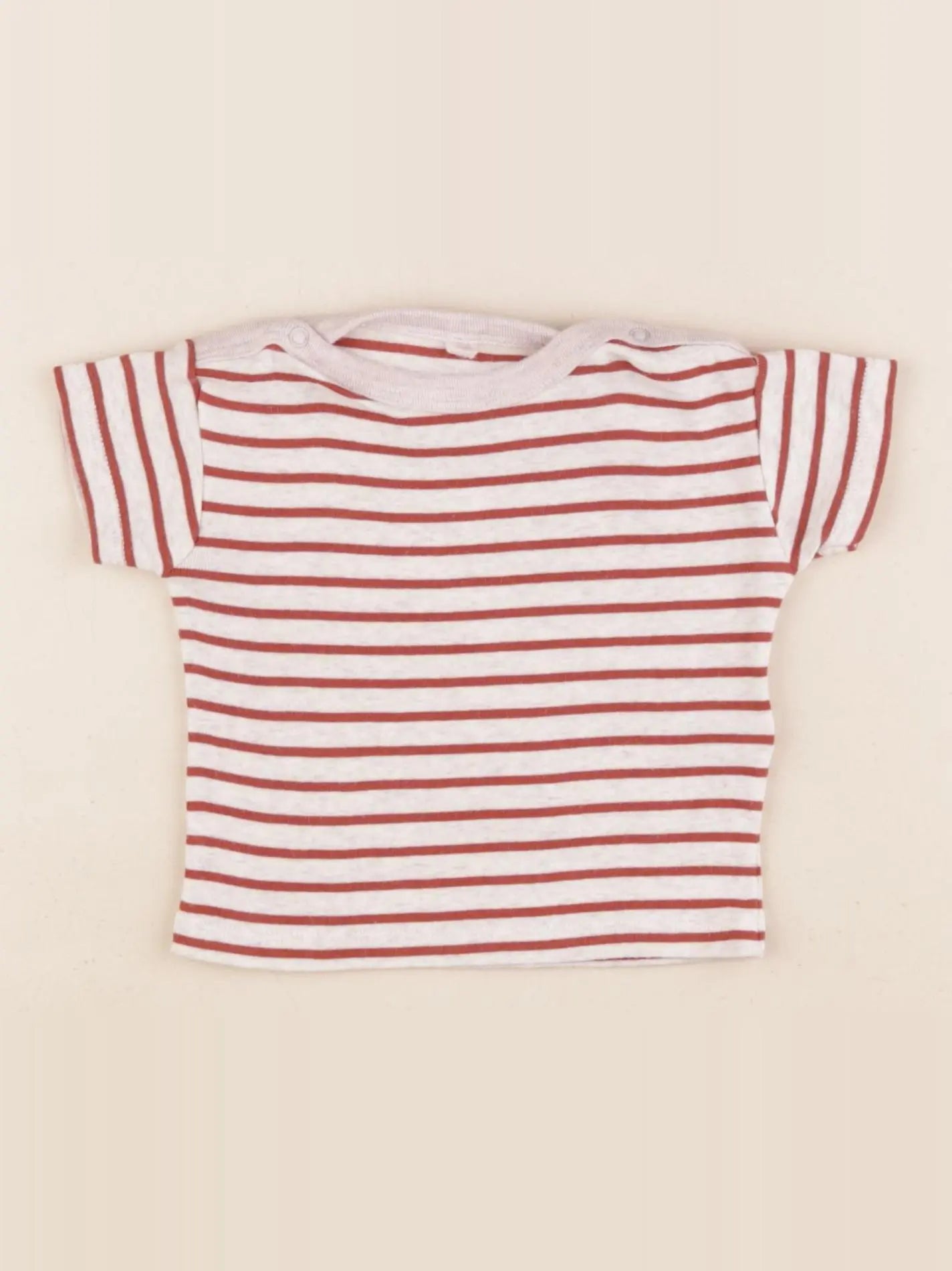 Petit Bateau - tee-shirt beige, marron - 3 mois
